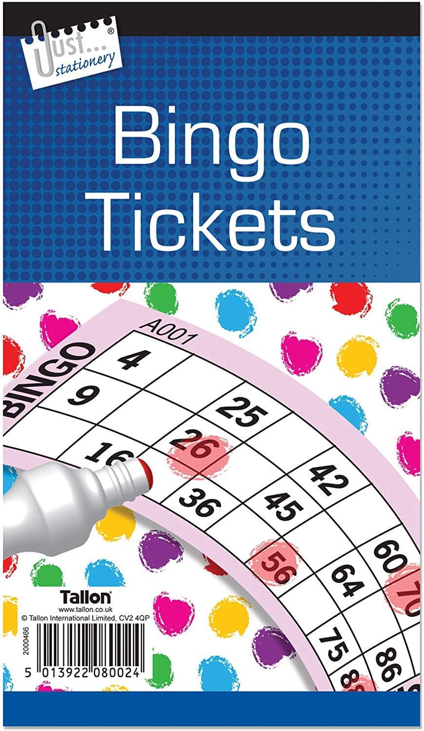600 Bingo Tickets - 6 to View Flyer Tickets Bingo Singles Quickies Flyers Cheap