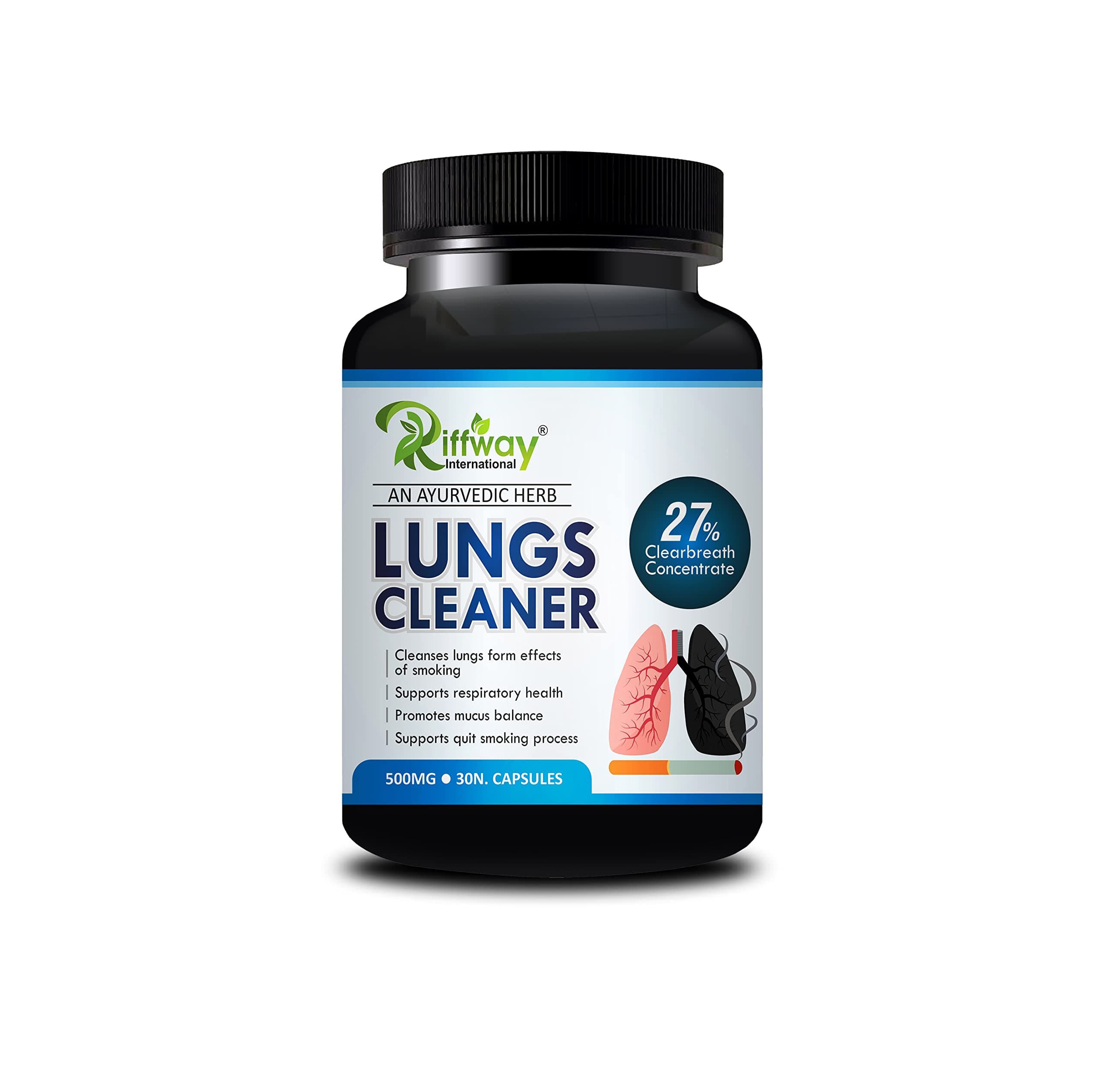 Lungs Cleaner Health Tablets | Lungs Capsule For Smoking Detox Lungs (Pack Of 1, 30 capsule)