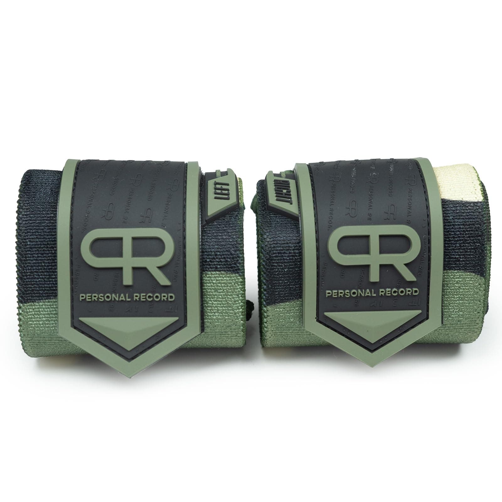 PR Personal Record Heavy Duty Premium Wrist Wraps, More Elasticity, Reinforced Stitching, Extra Wide Strap, Strong Thumb Loop, Larry Wheels Weightlifting Wraps
