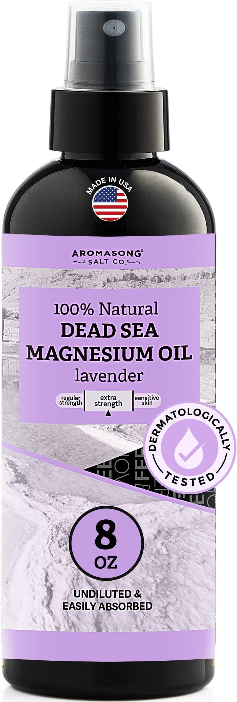 Extra Strength Ultra Pure Magnesium Spray with 100% Natrual Lavender