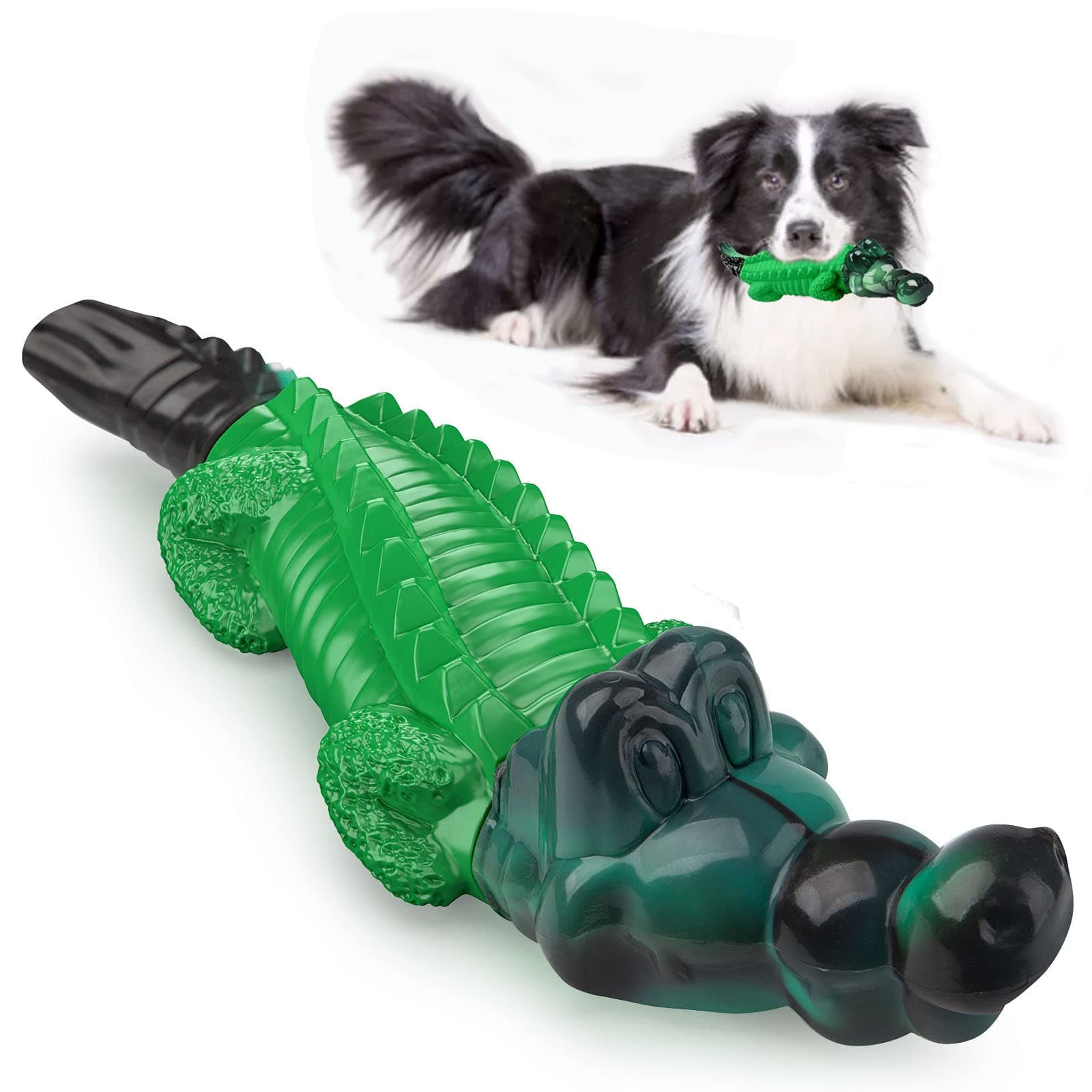 Dog Toys/Dog Toys for Aggressive Chewers/ Dog Chew Toys for Large Dog/Tough Dog Toys/Food Grade Nylon & Rubber Dog Toys/Dog Toys for Small, Medium and Large Dogs