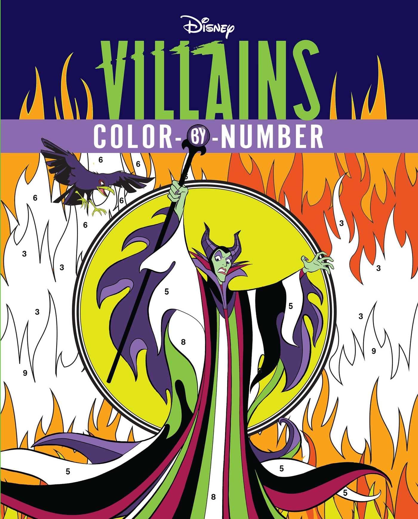 Disney Villains Color-by-number