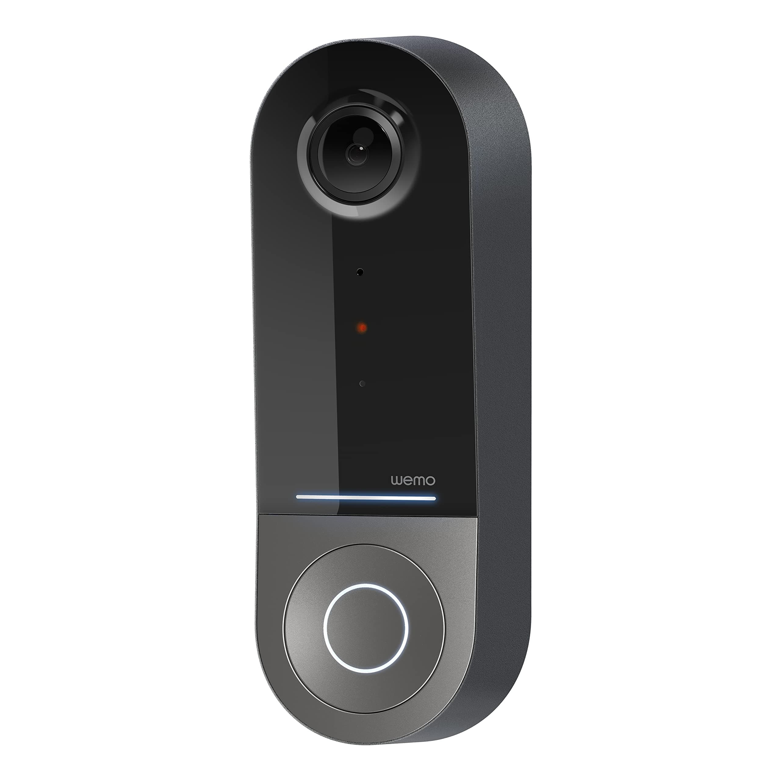 Wemo Smart Video Doorbell - Apple HomeKit Secure Video with HDR - Smart Home Products Video Doorbell Camera - Ring Doorbell for Security Camera System - WiFi Camera Doorbell w/ 223° FOV & 2-Way Audio