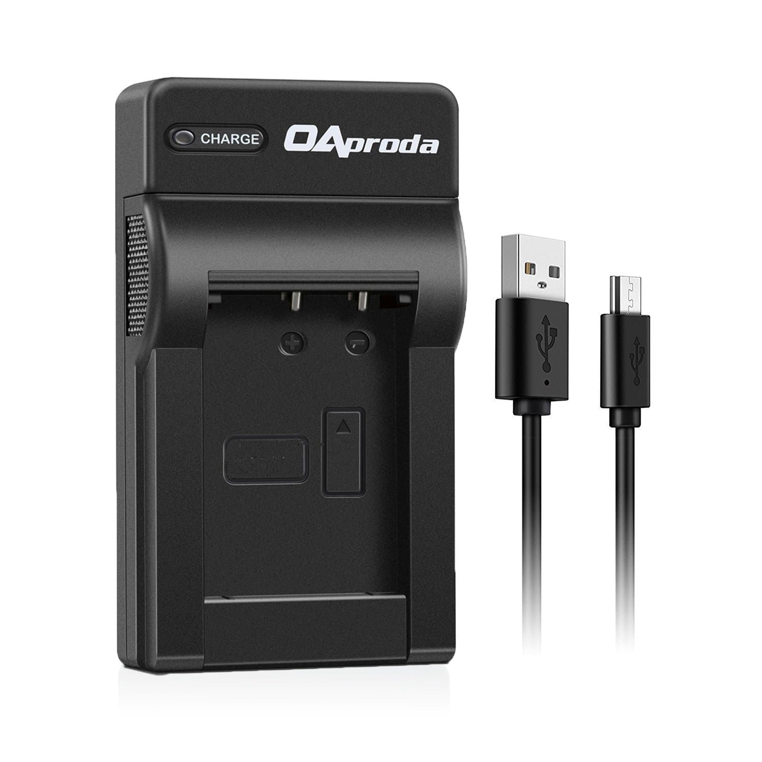 OAproda® DMW-BCM13 Charger New Generation High Efficient Micro USB Battery Charger for Panasonic DMW BCM13, DMW-BCM13PP, DMC-ZS30, DMC-ZS35 [ More Slim - Less Weight - More Solid ]