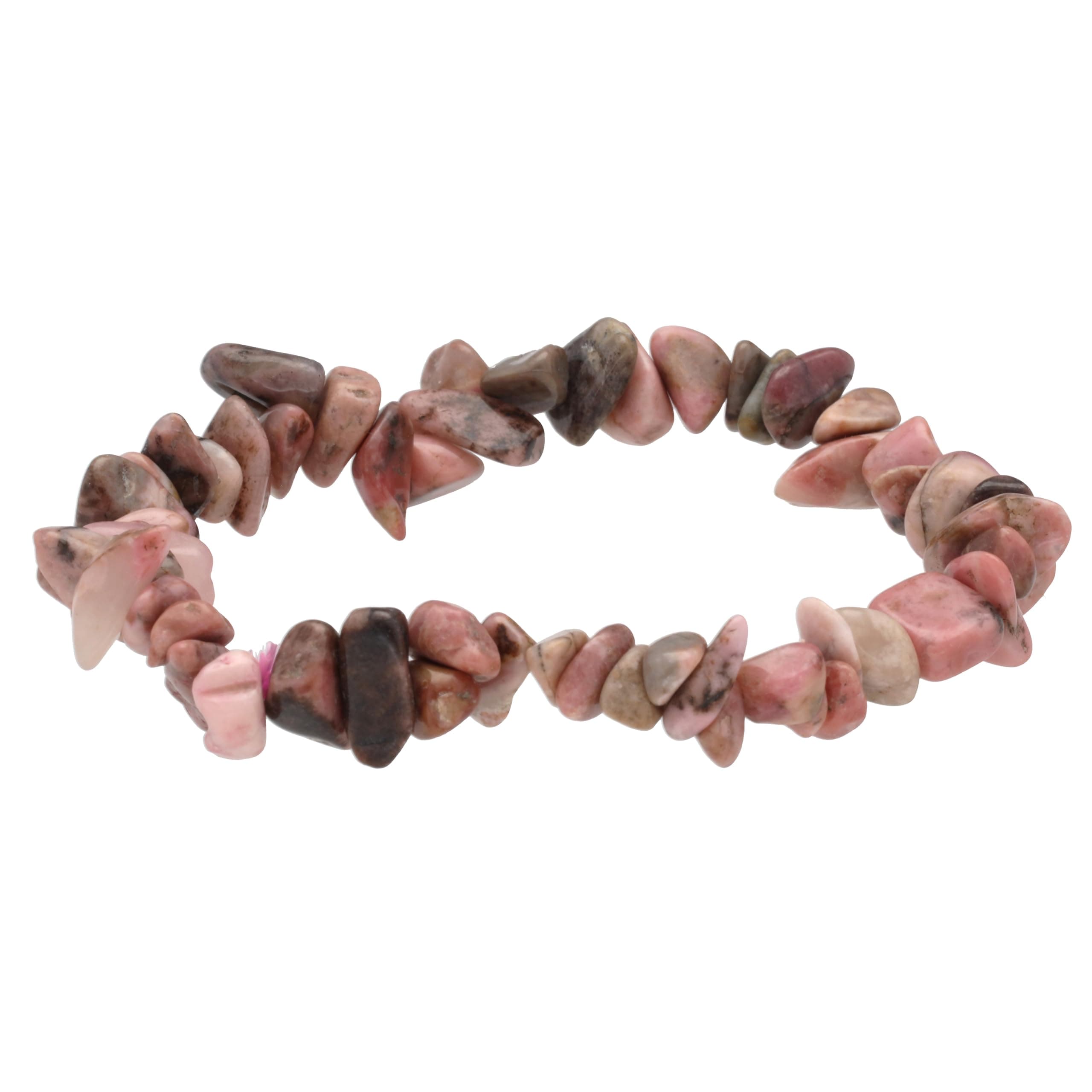 Crystal Chip Bracelet with Gemstone Card | Handcrafted Stretch Bracelet with Genuine Gemstone Chips | Comfortable Elastic Design