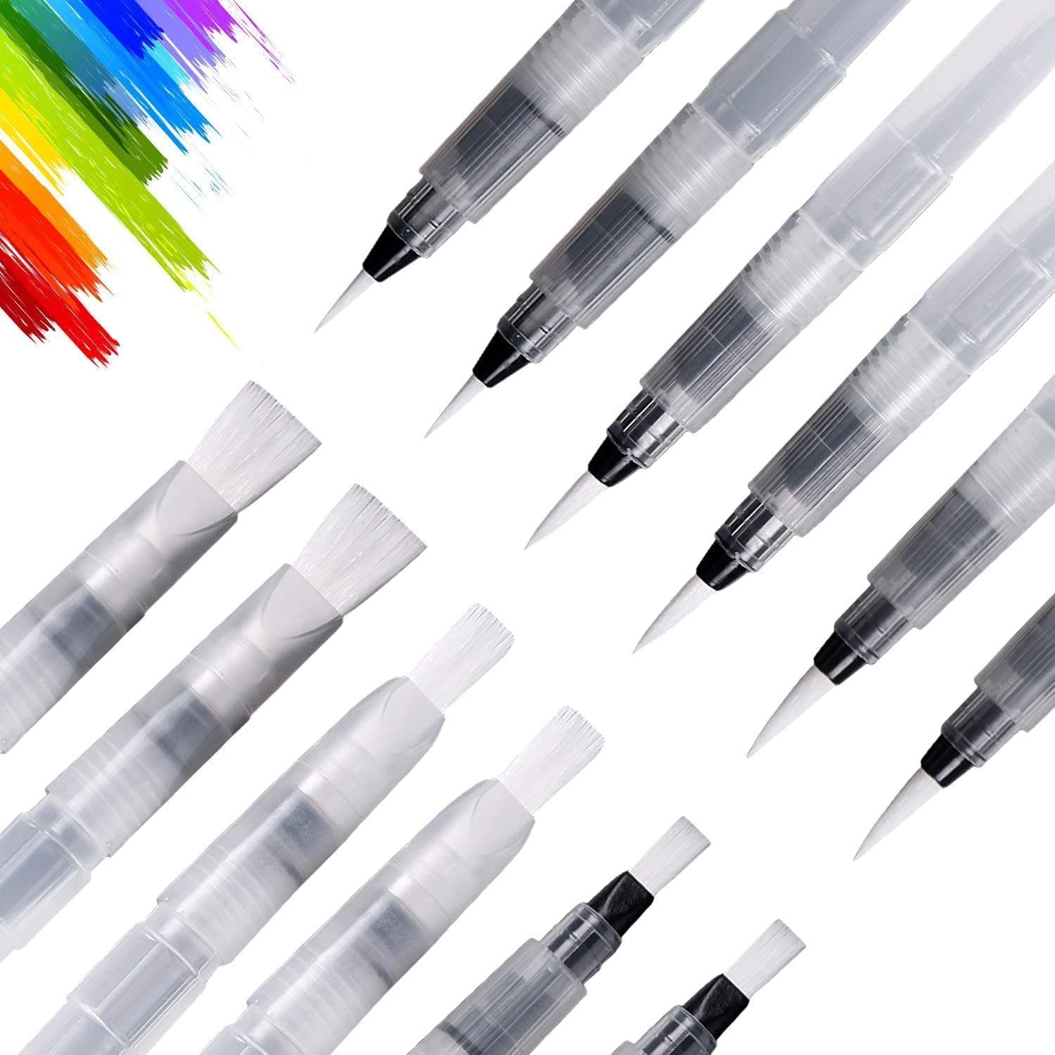 UPINS 12 Piece Water Color Brush Pen Set