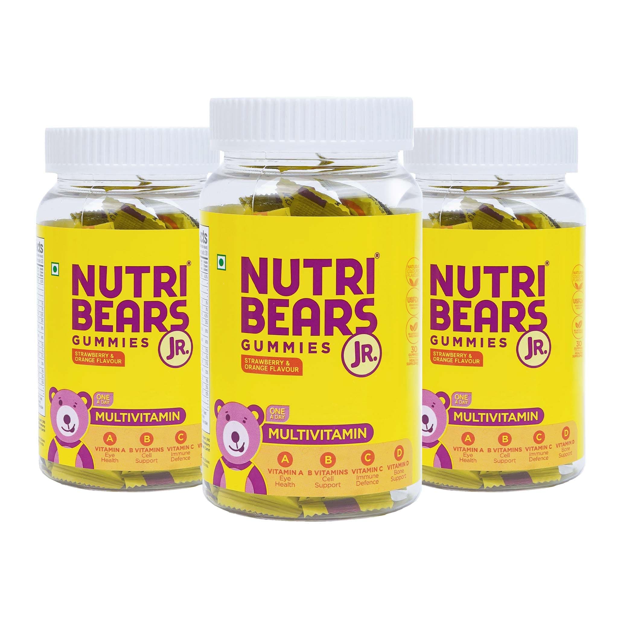 - Kids Multivitamin Gummies | 12 Essential Nutrients | No Artificial Colours or Sweeteners | Low Sugar | Immunity, Growth & Brain Development | Ages 2-12 | Strawberry & Orange | 90 Gummies