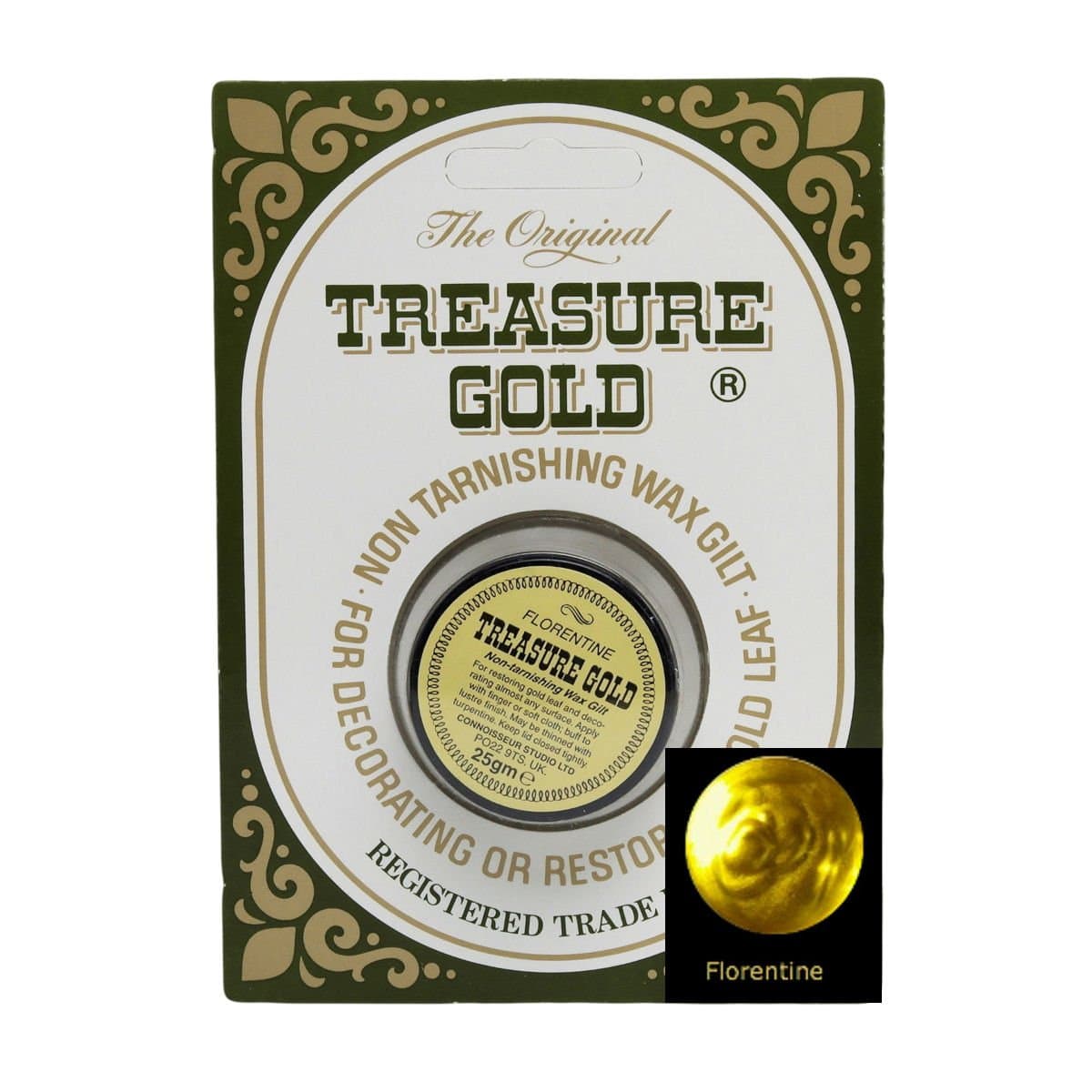 The Original Treasure Wax 25 g Pot Florentine Gold