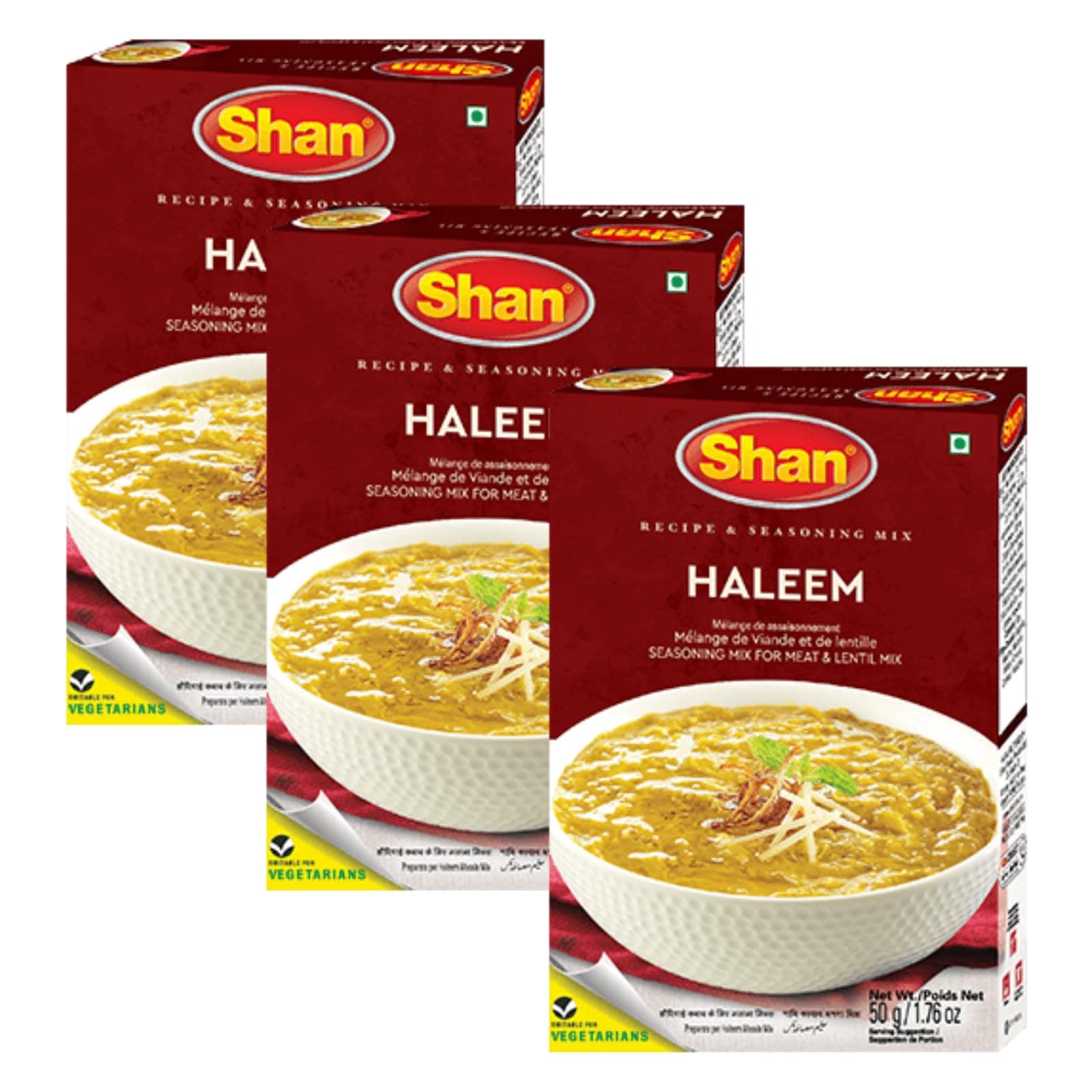 Spice Mix for Haleem Masala, 1.76 oz ℮ 50 g, 3 Pack