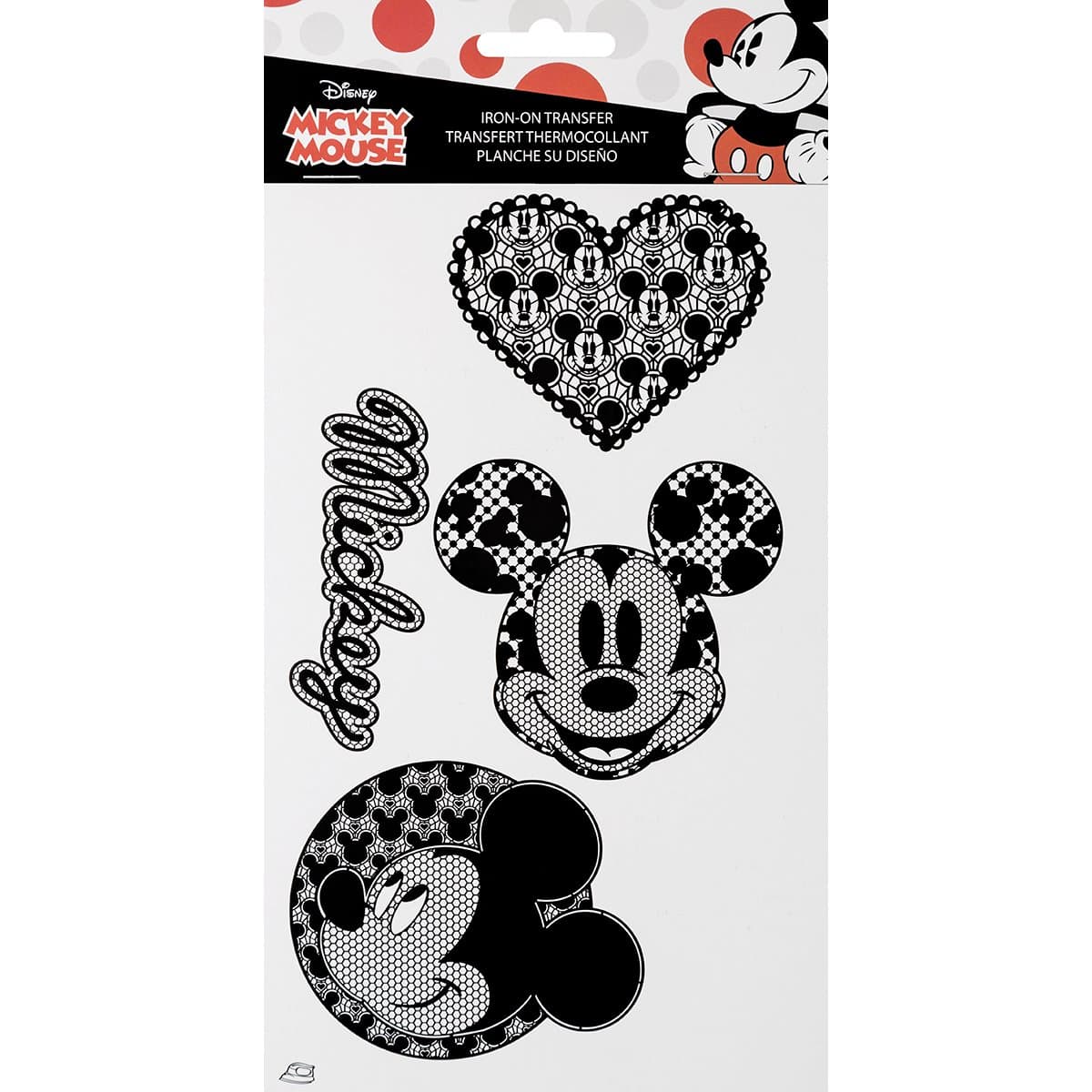 Wrights 1931128001 Disney Mickey Mouse Iron-On Transfers