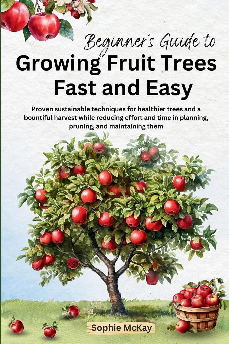 Beginner's Guide to Growing Fruit Trees Fast and Easy: Proven sustainable techniques for healthier trees and a bountiful harvest while reducing effort ... (Sophie McKay's Easy and Effective Gardening) Paperback – Import, 26 February 2024