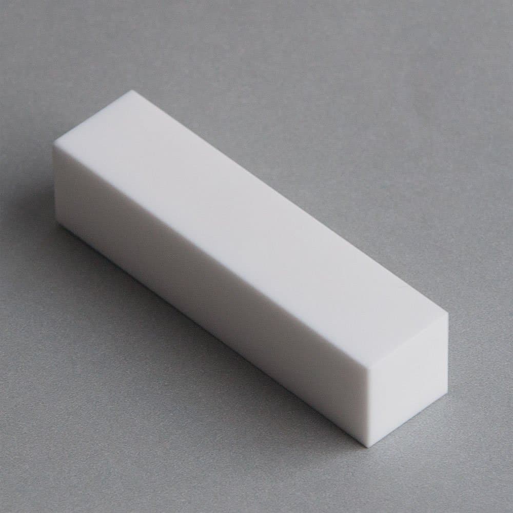MAC4-2403, Machinable Ceramic Bar, 1 1/2" X 1 1/2" Square X 3" Long