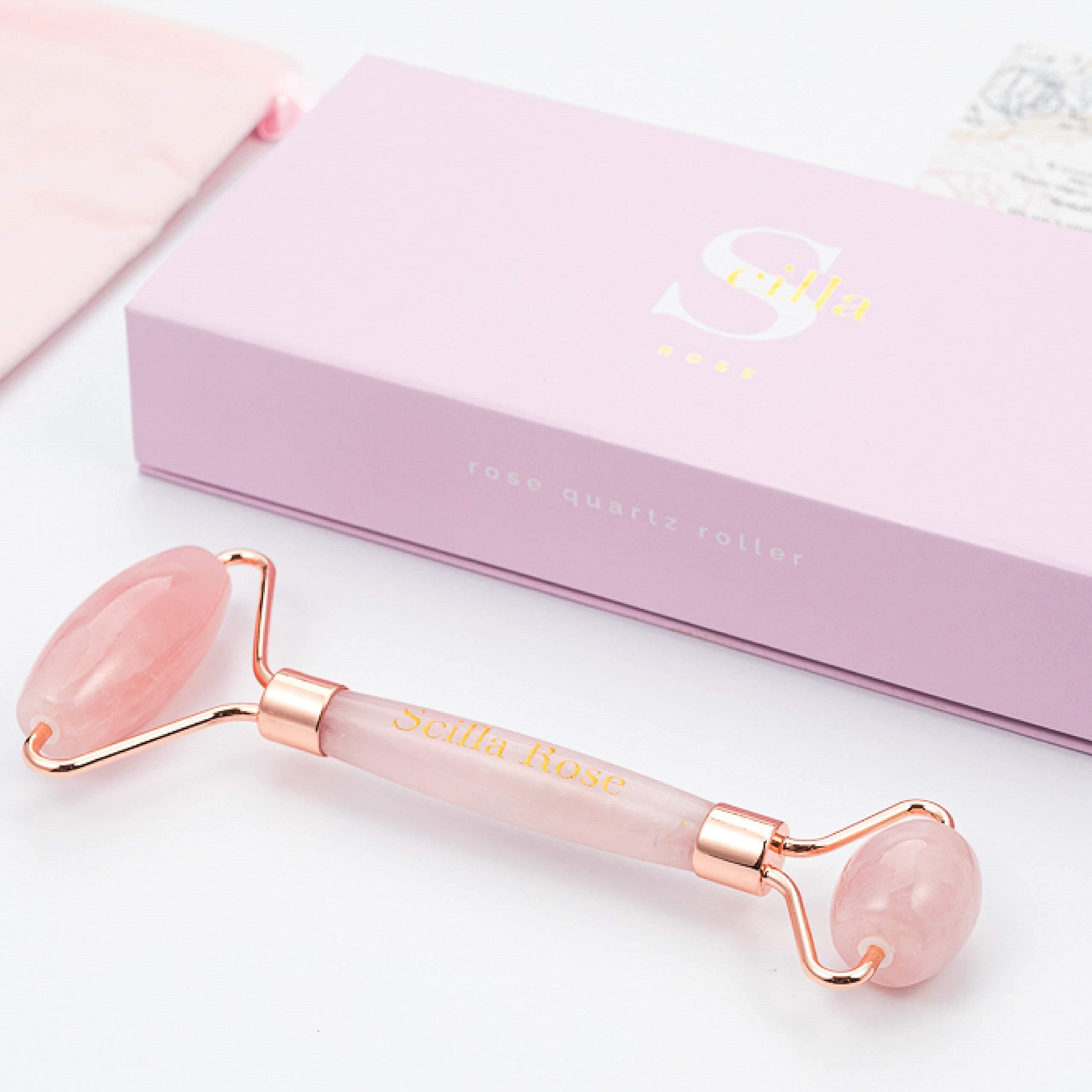 Rose Quartz Facial Roller
