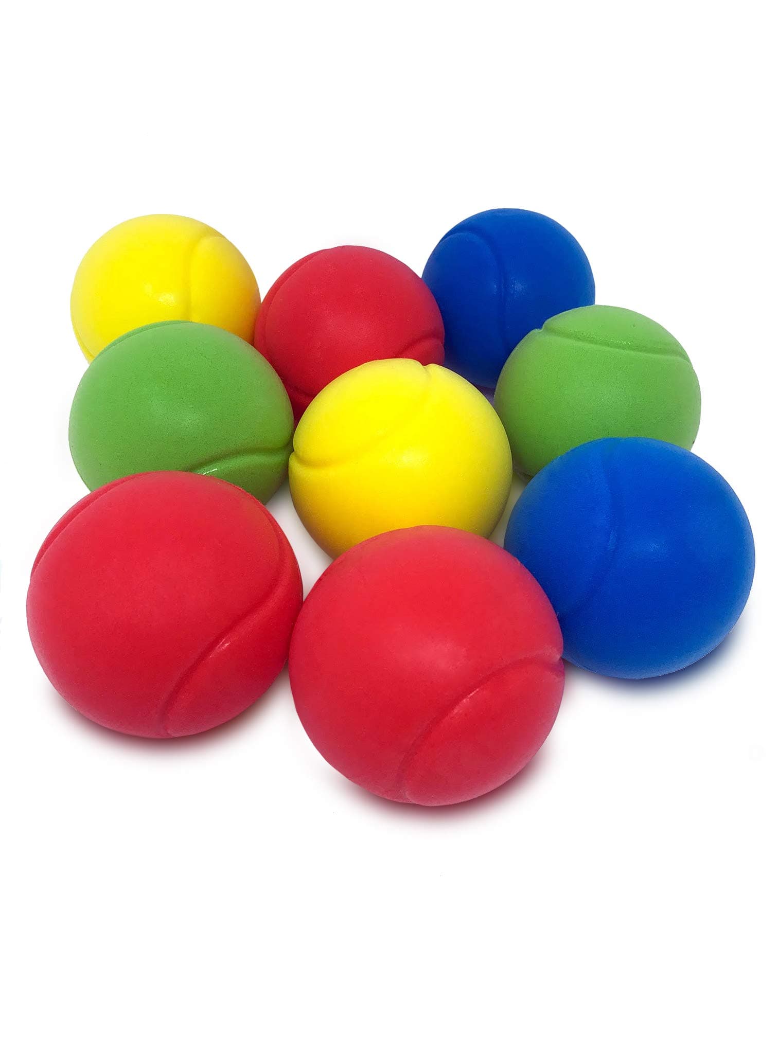 70mm soft foam tennis balls - Assorted Colours