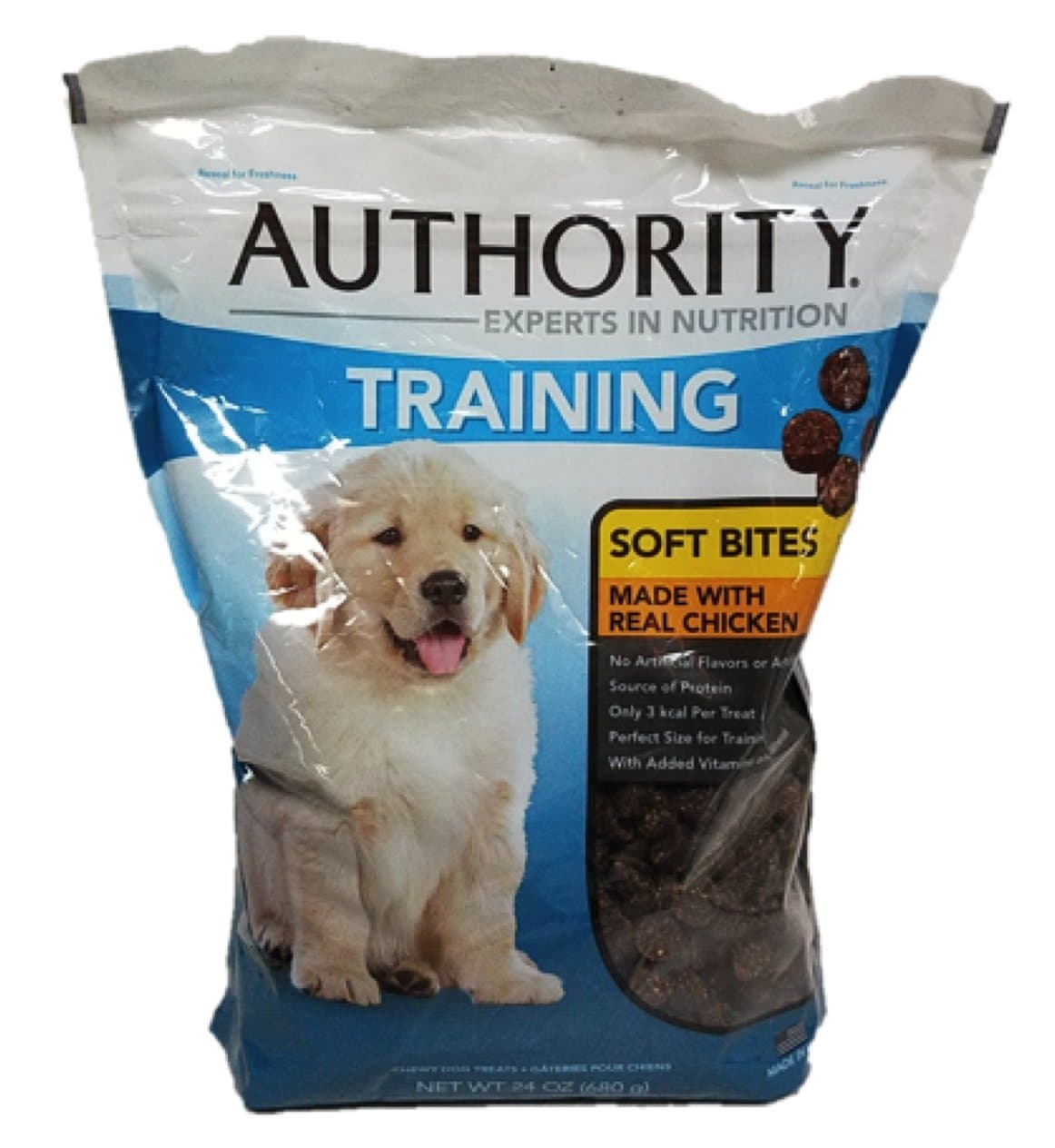 Authority Training Soft Bites Dog Treats, 24 Ounces (Chicken)