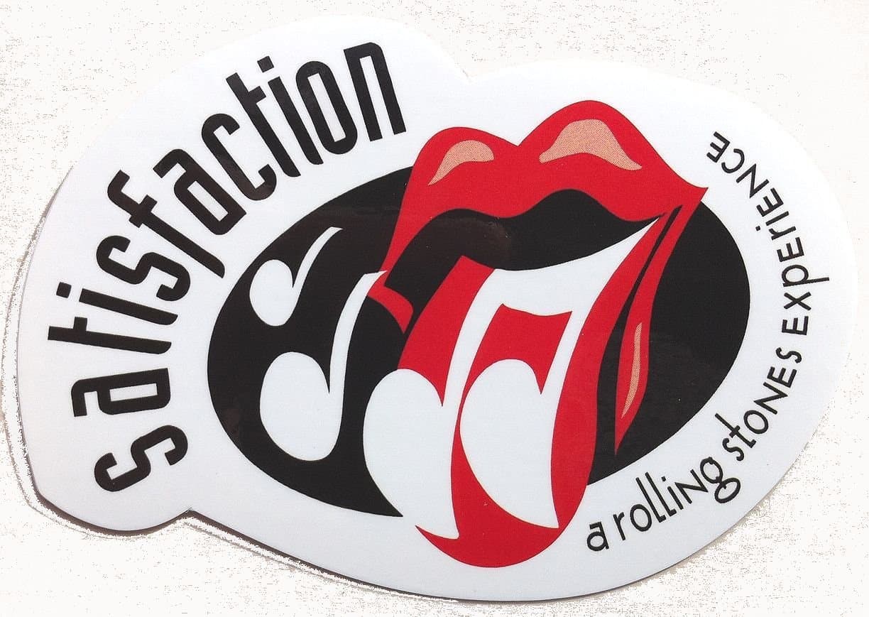 Sticker Rolling Stones B waterproof paper seal (japan import)