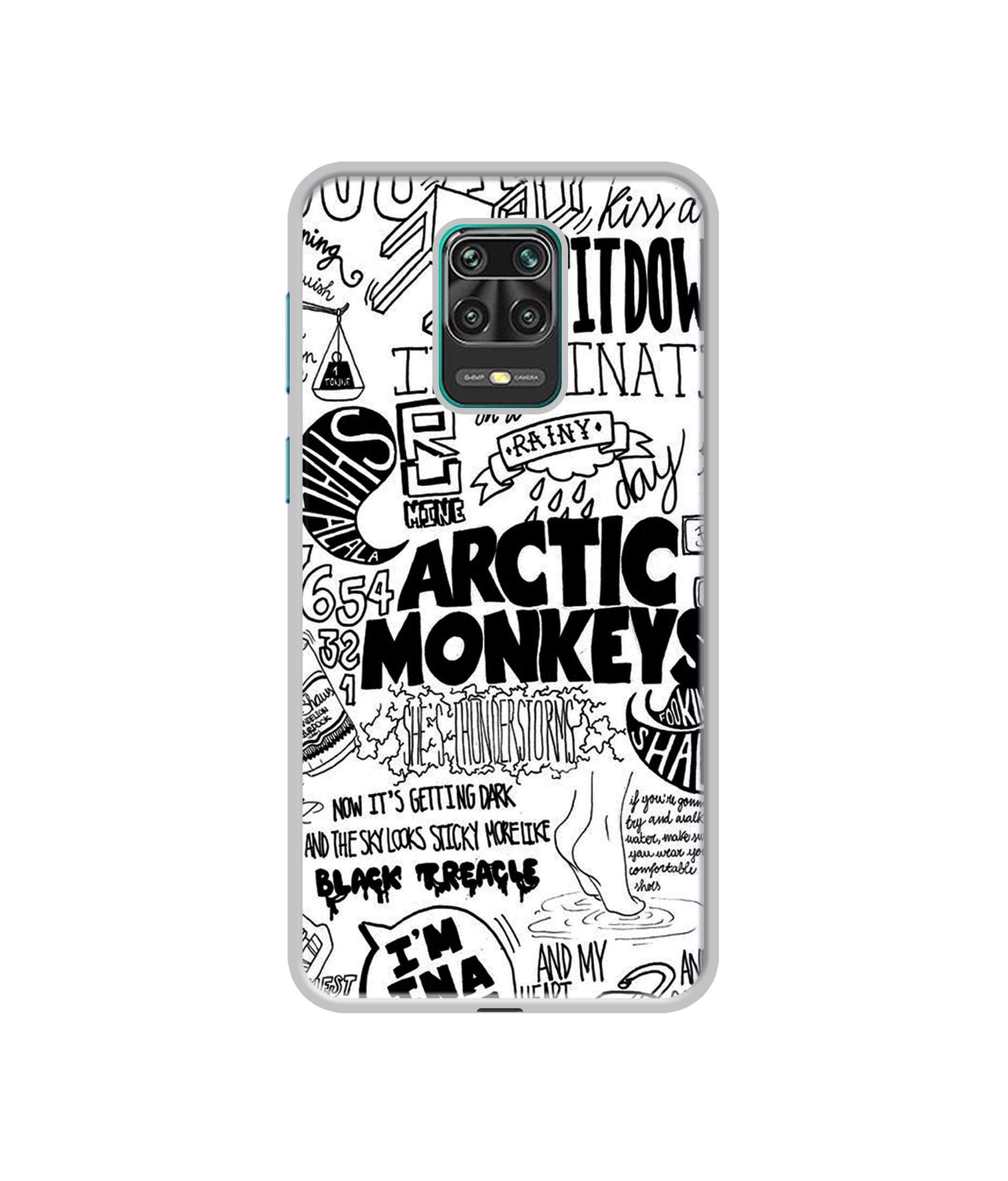 Arctic Monkeys Pattern Design Printed Silicon Soft TPU Back Case Cover for Mi Redmi Note 9 Pro Max