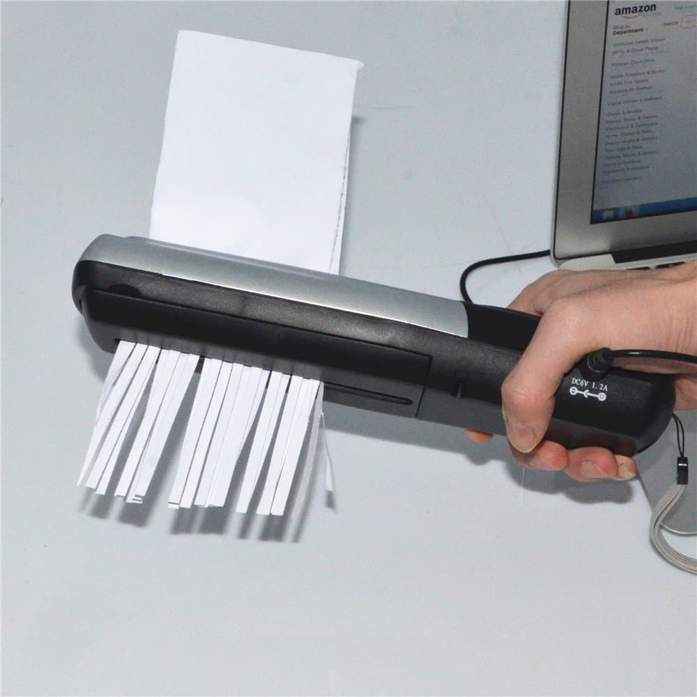 Texo 2-Sheet Portable Paper Shredder