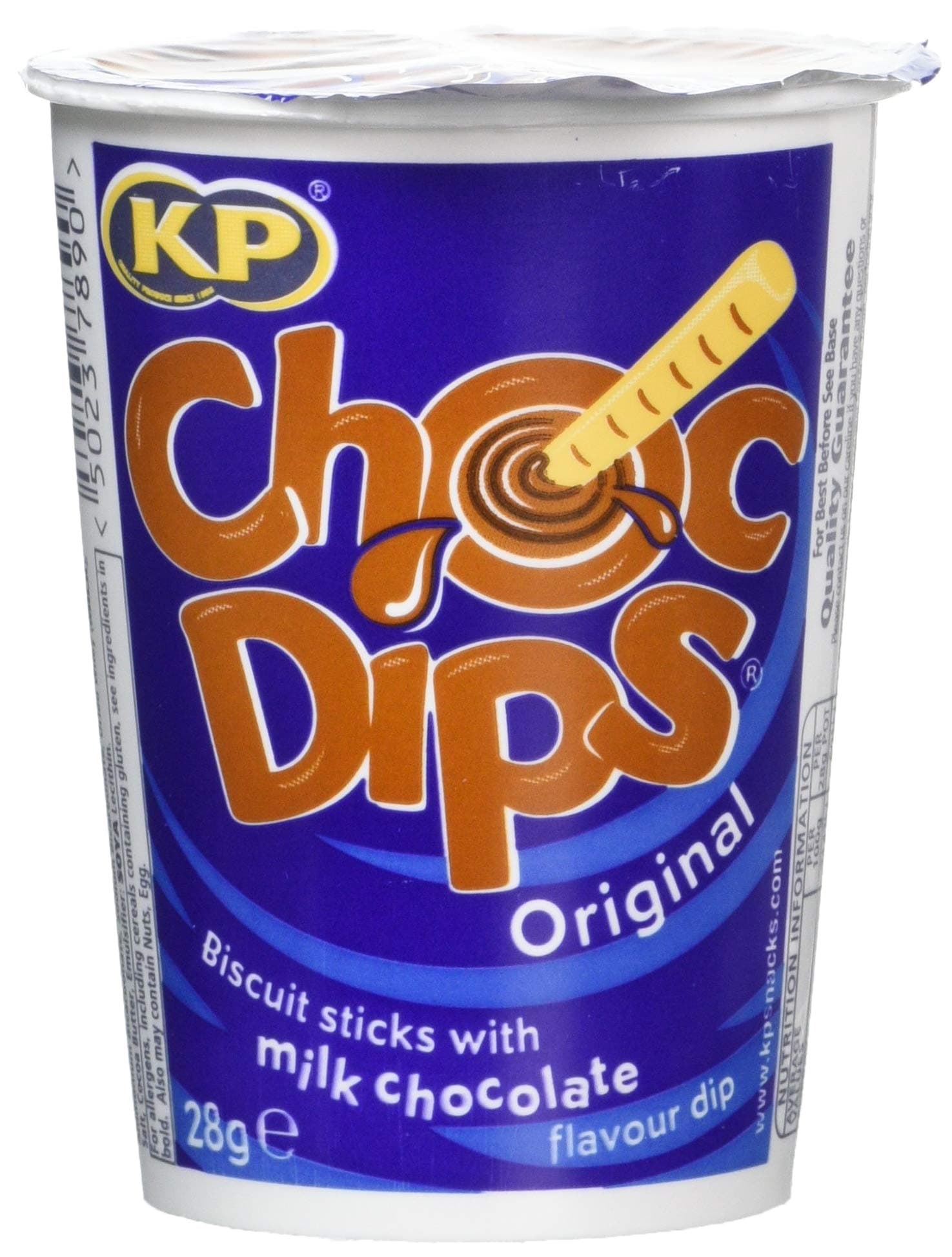 KP Choc Dips Original 28 g (Pack of 1), Case of 12