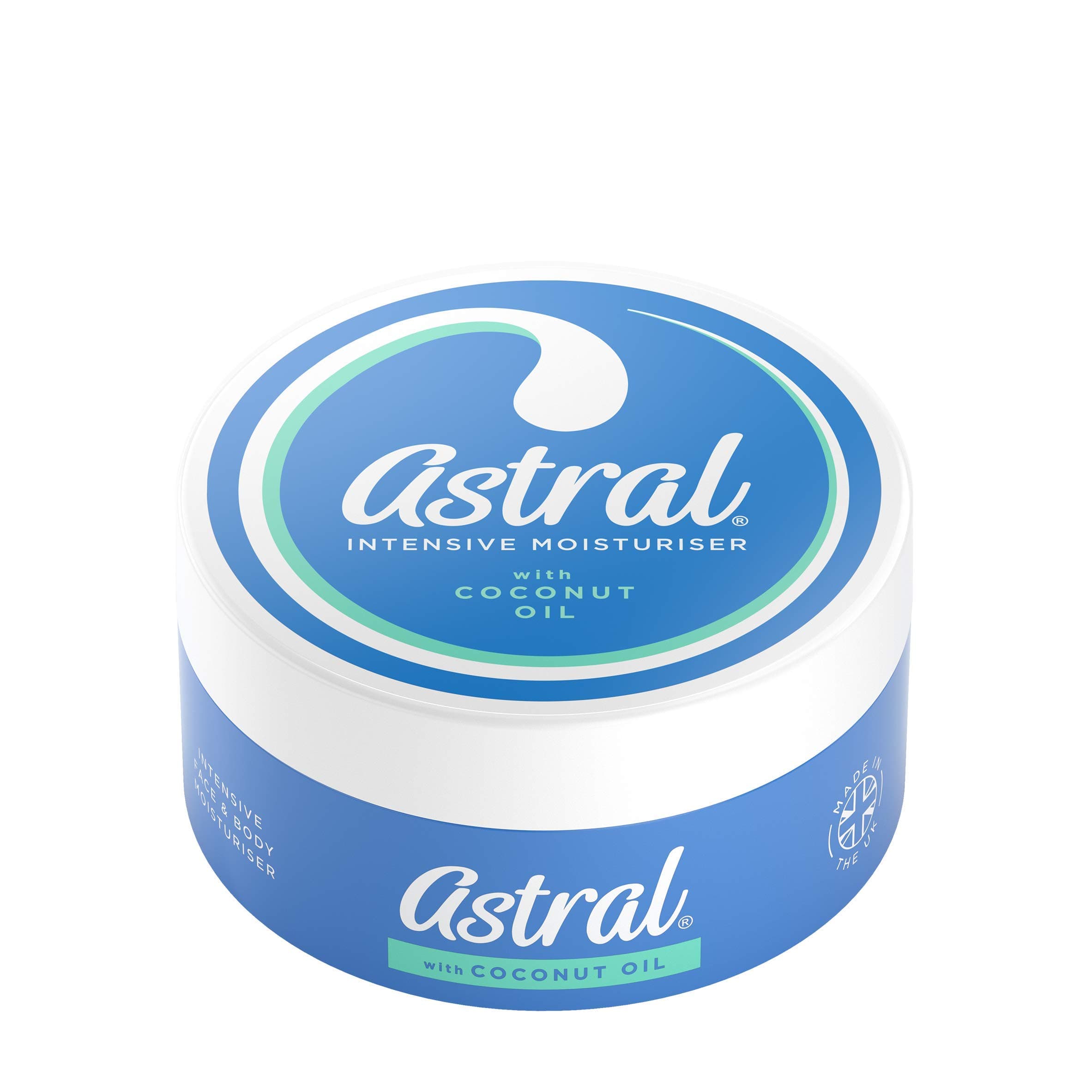 Astral Face & Body Intensive Moisturiser Cream with Coconut Oil 200ml