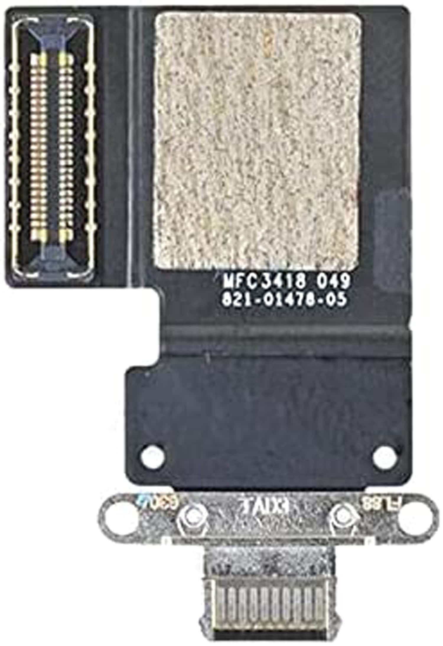 DedyelDedia New Dock Connector Compatible with iPad Pro 11" 2018 A1980 A2013 A1934 | iPad Pro 12.9" 3rd A1876 A2014 A1895 Charging Port Assembly Flex Cable (Black)