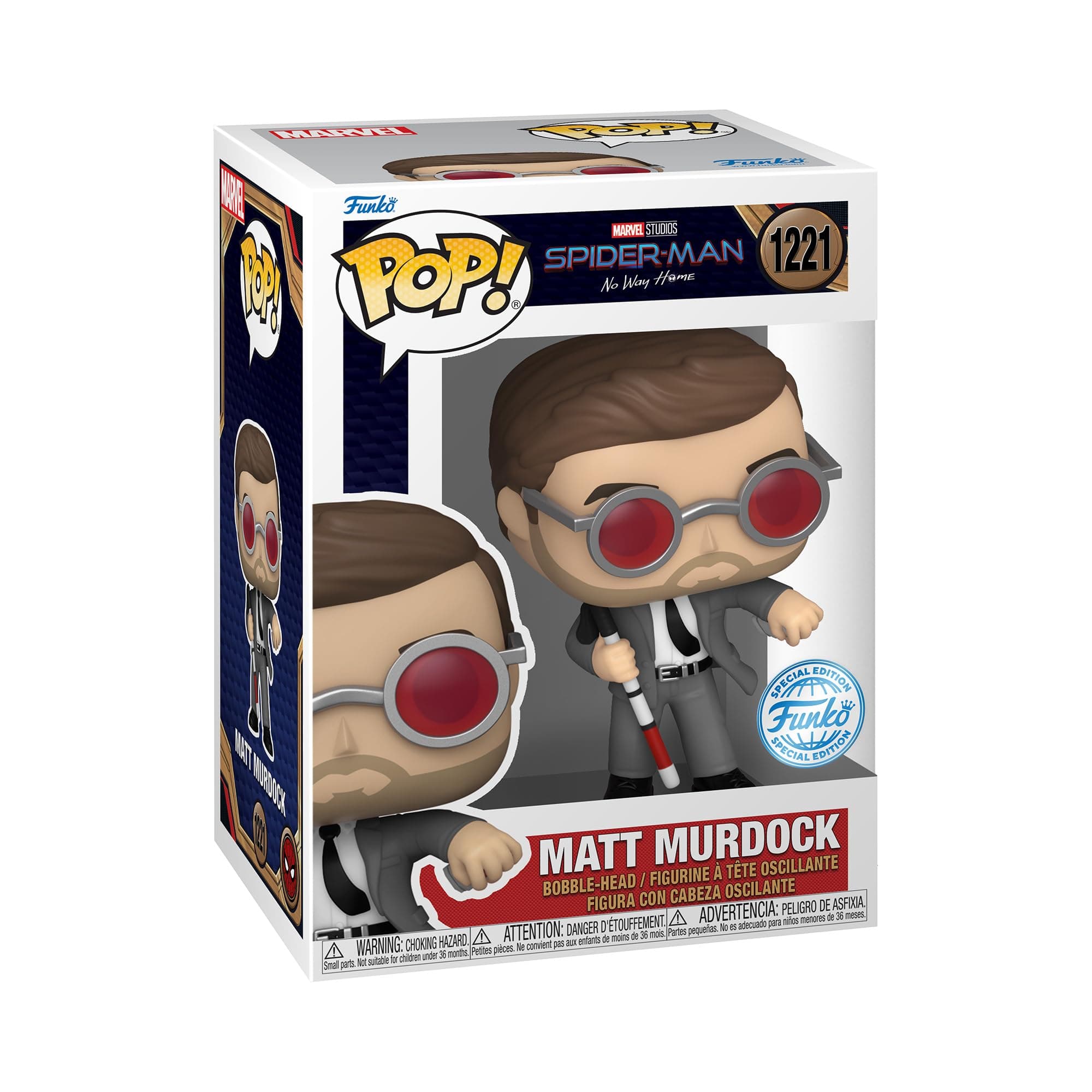 Pop Marvel: Daredevil TV-Matt Murdock Special Edition Exclusive Vinyl Multicolor Figure