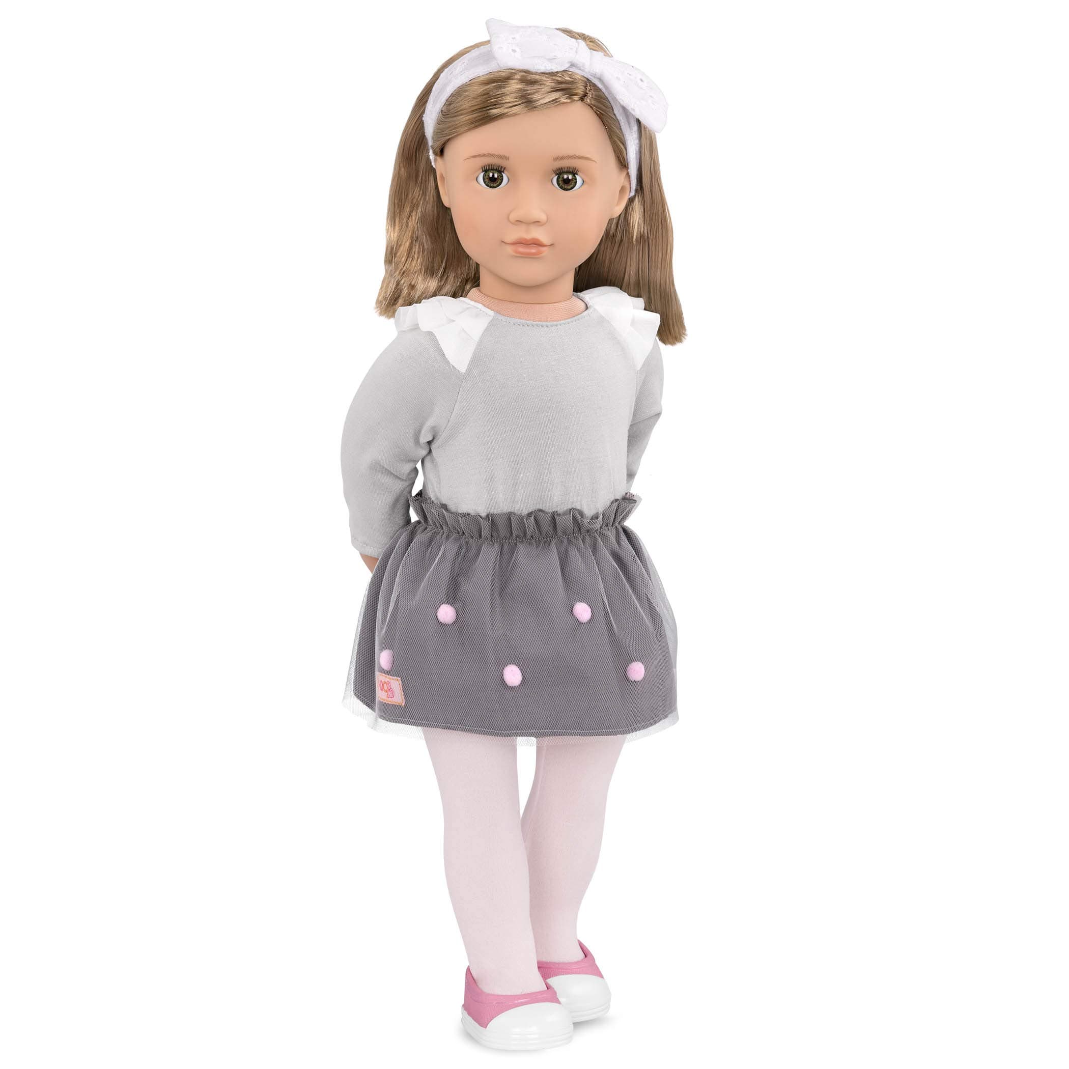 Our GenerationHamleys Og Doll In Pompom Skirt Role Play Toys for Kids Cute Doll for Girls and Boys Birthday Gift