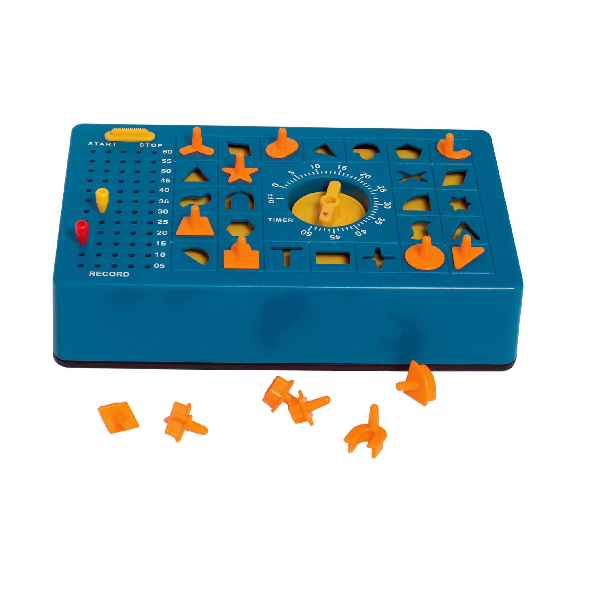 Funtime Gifts TIME SHOCK – Fast-Paced Perfection Game, Race Against the Clock Board Game for Kids & Adults, Classic 80s Reaction Time Game, Fun Family & Party Game with 30 Shapes