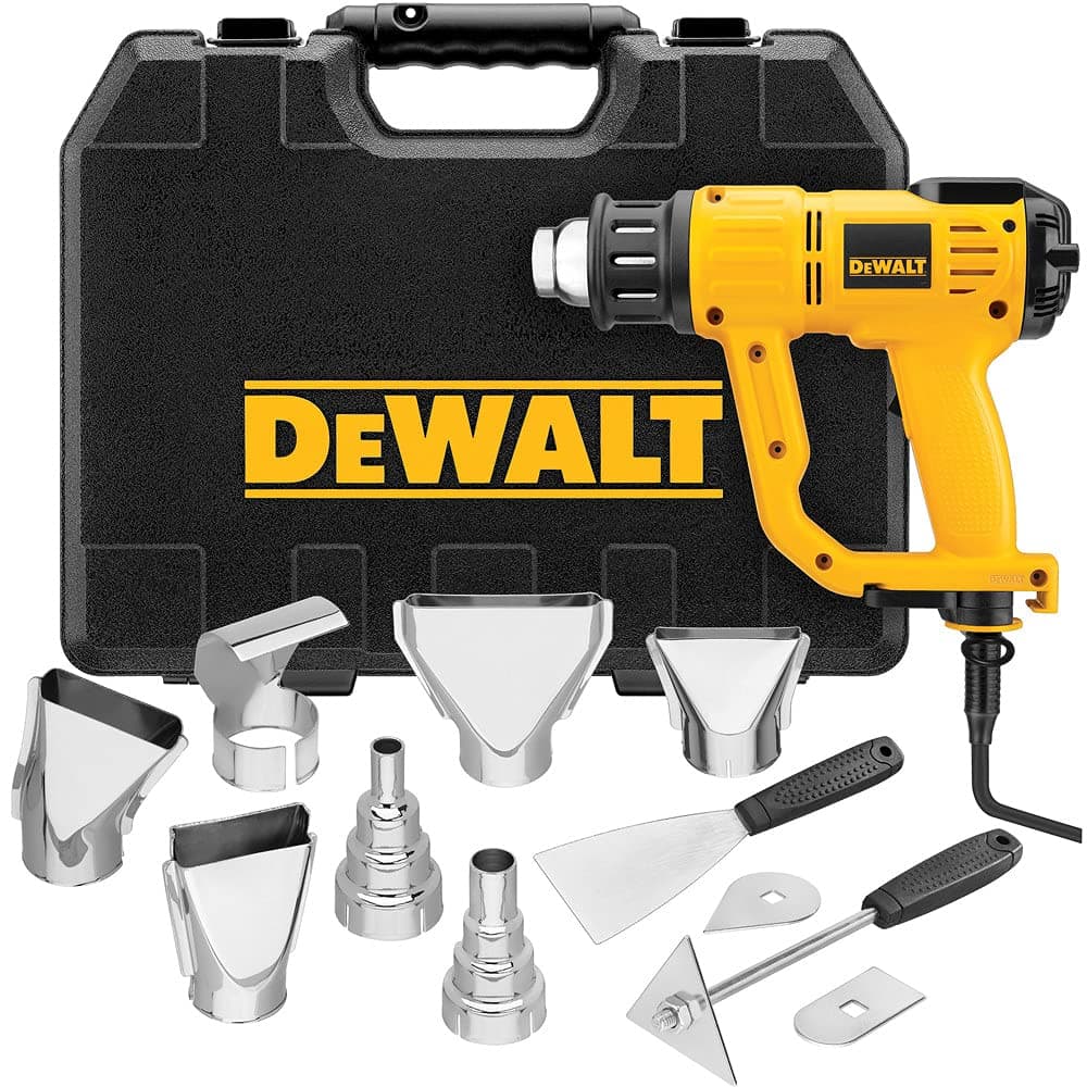 Heat Gun with LCD Display & Hard Case/Accessory Kit (D26960K),Yellow