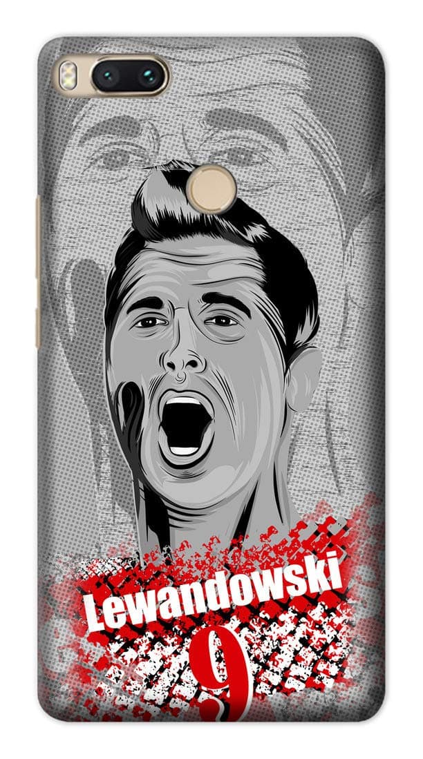 Zupaco Robert Lewandowski FC Bayern Munich Fan Art Printed Back Hard Case Cover for Xiaomi Mi A1 - XIMIA1LDWSKI015