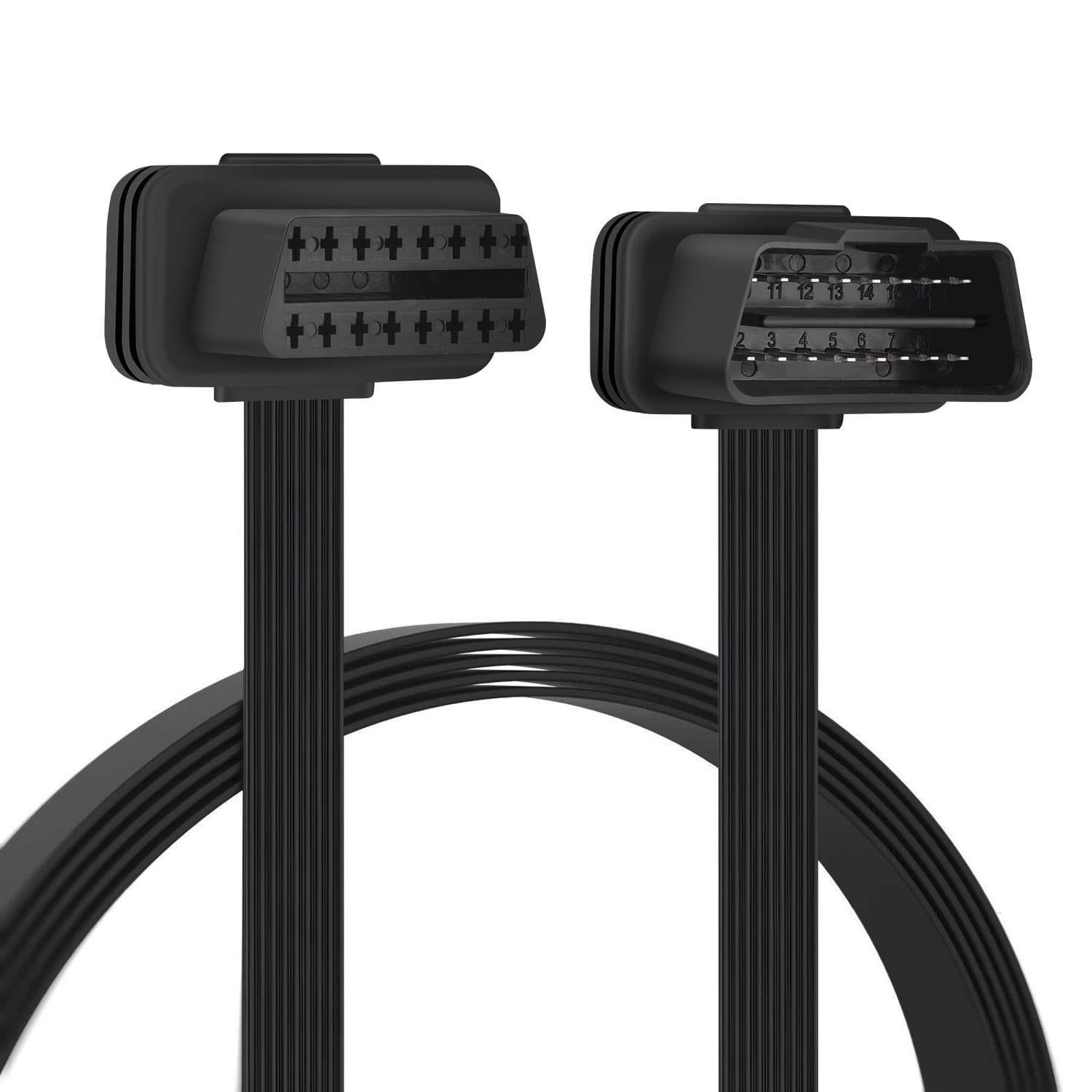 Himanjie® OBD-II 16-Pin Connector Extension Cable, Male to Female
