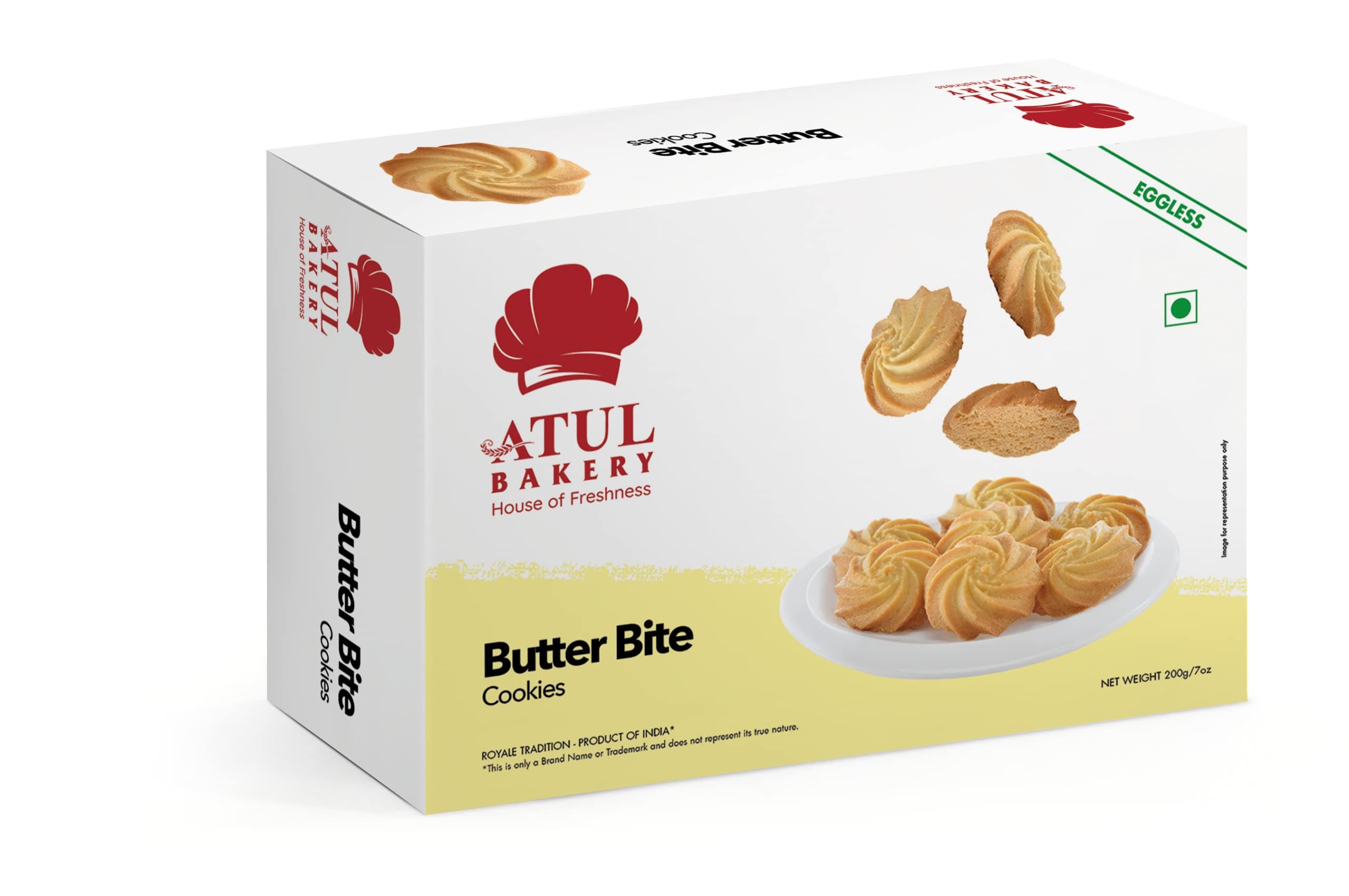 Atul Bakery Butter Bite Cookie 200 G