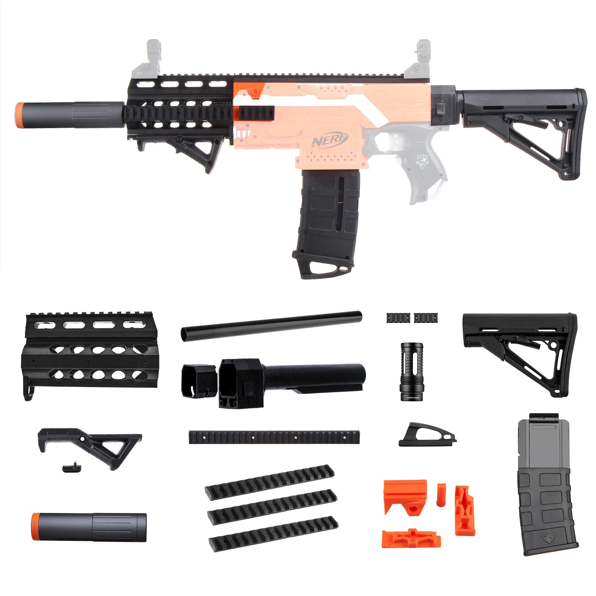 JGCWorker No.16 Mod Kits Modulus for Nerf N-Strike Elite Stryfe M4 Upgrade Toys