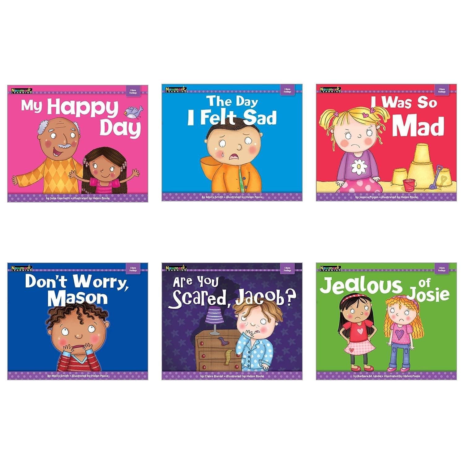 MySELF Theme: I Have Feelings I Book Set for Children I Help Understand Feelings I Set of 6