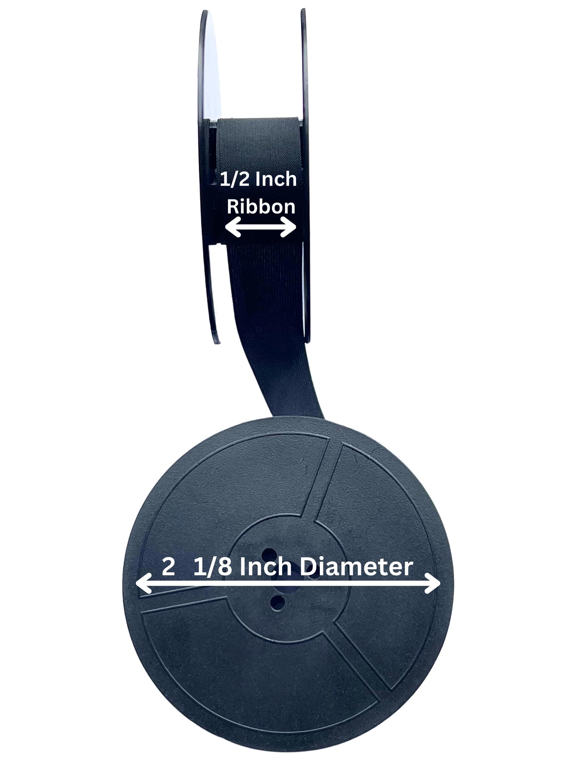 REMINGTON TRAVEL RITER DELUXE BLACK TYPEWRITER RIBBON FABRIC ONLY TO REWIND