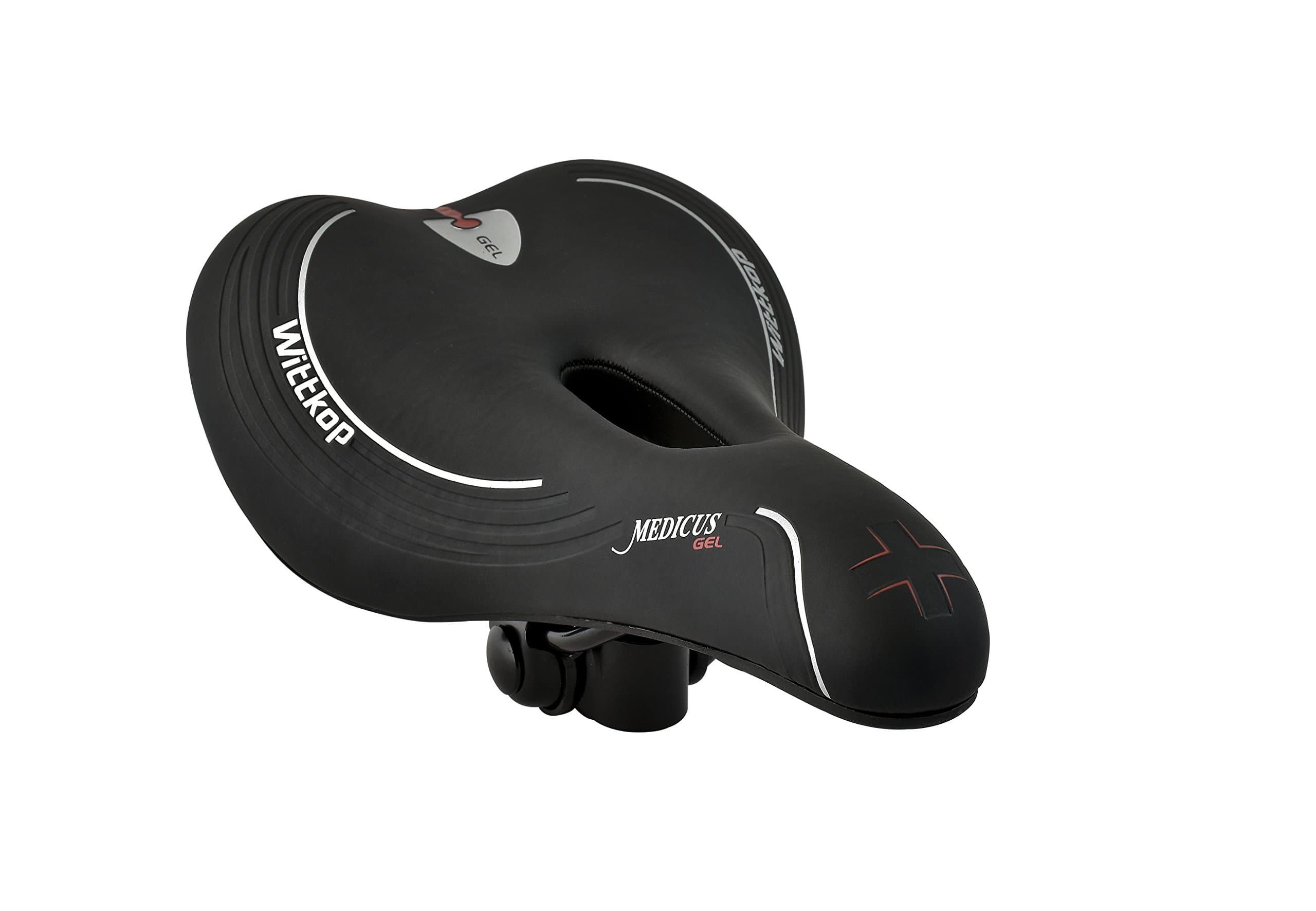 Wittkop Men saddle trekking / Vito Medicus with cloppen, black, 97201