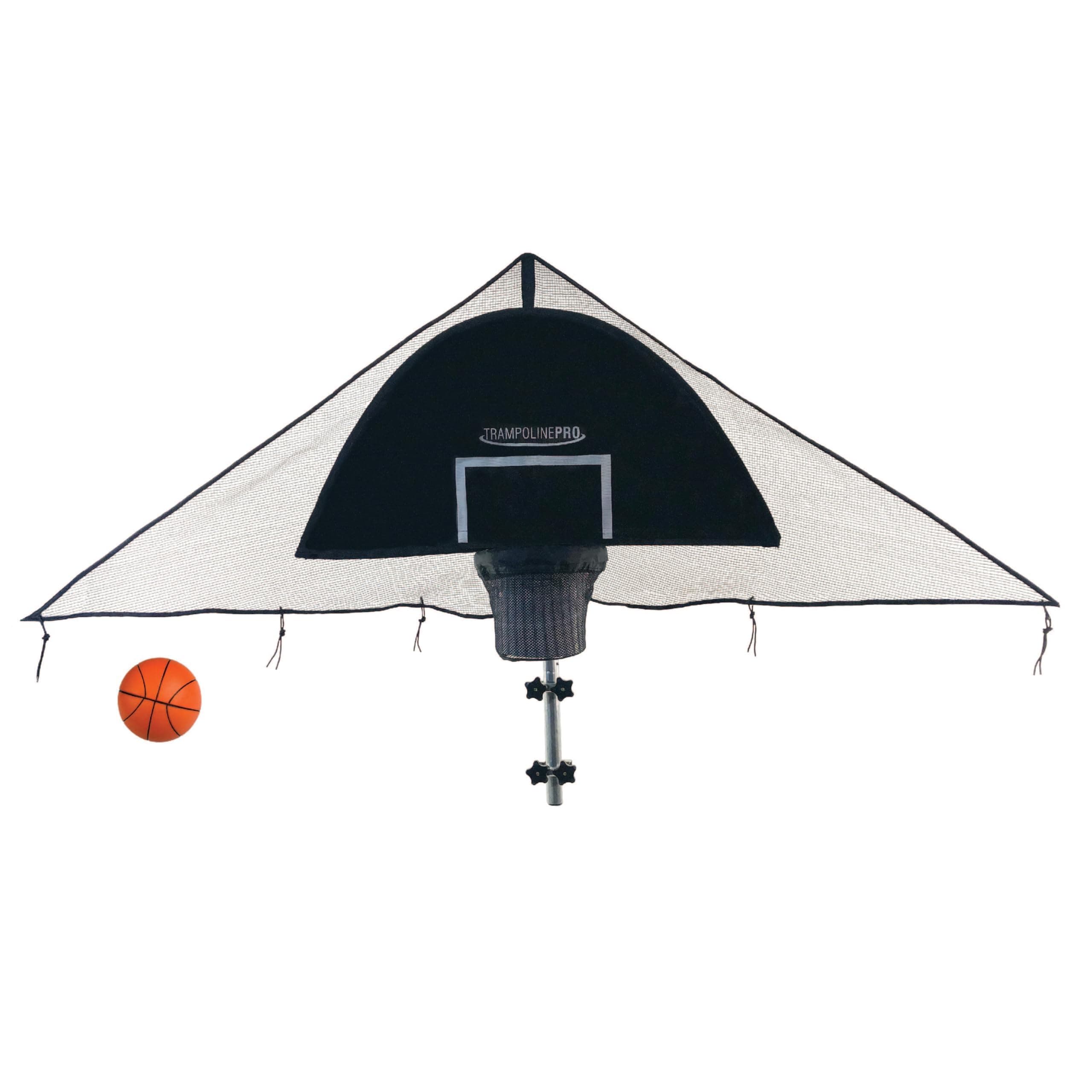 Trampoline Pro Trampoline Basketball Hoop Attachment Jump Slammer - New 2024 Improved Design- Lifetime Parts Warranty