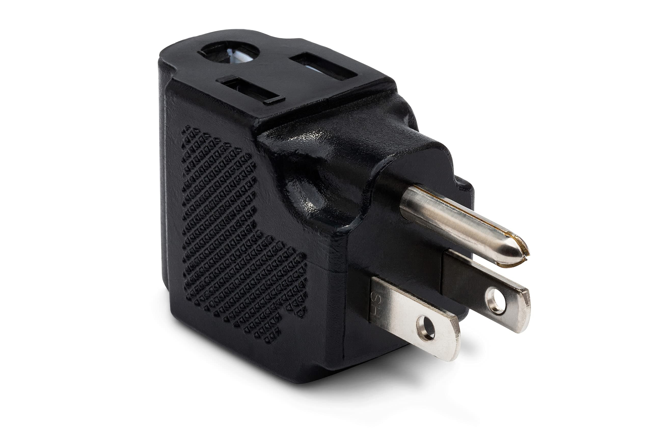 Hosa PWA-486 NEMA 5-15R to NEMA 5-15P Right-Angle Power Adaptor
