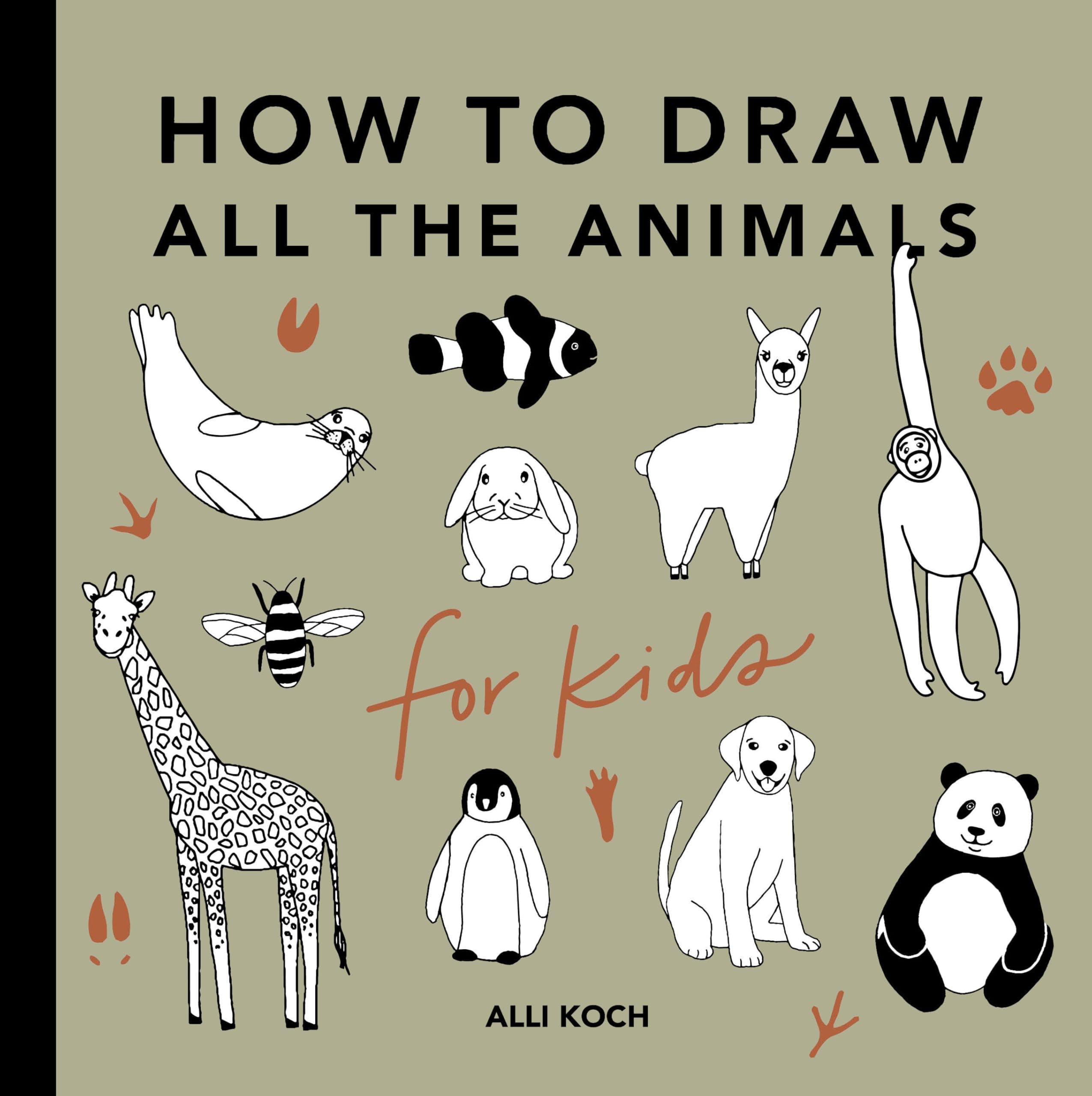 Blue Star Press How to Draw All the Animals for Kids