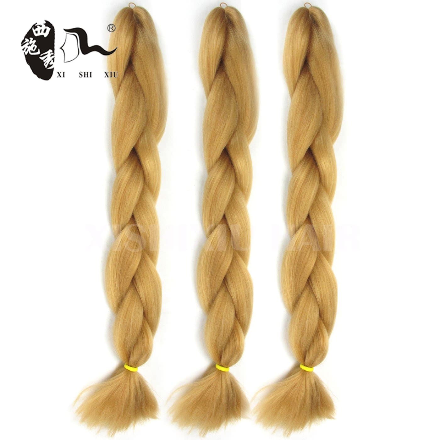 82" 165g Synthetic Black Expression Braiding Hair Extensions Jumbo Twist Curly Box Crochet Braids Hairstyles 3Pcs/lot (27#)