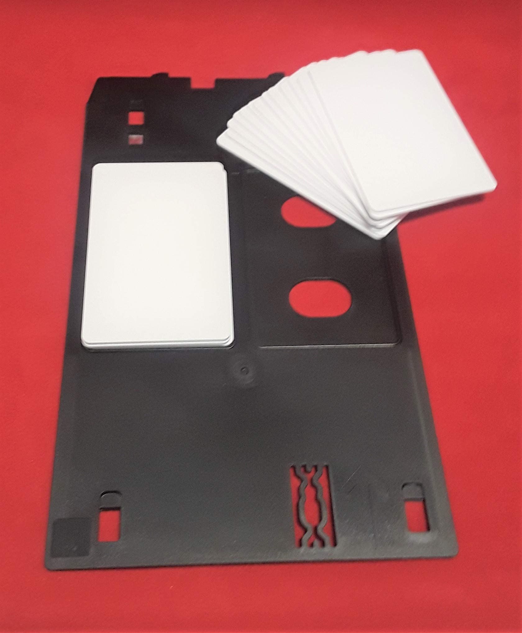 Inkjet PVC ID Card Starter Kit - Canon MG7120, MG7130, IP7240, IP7250 MX920+ 50 PVC & Card Tray
