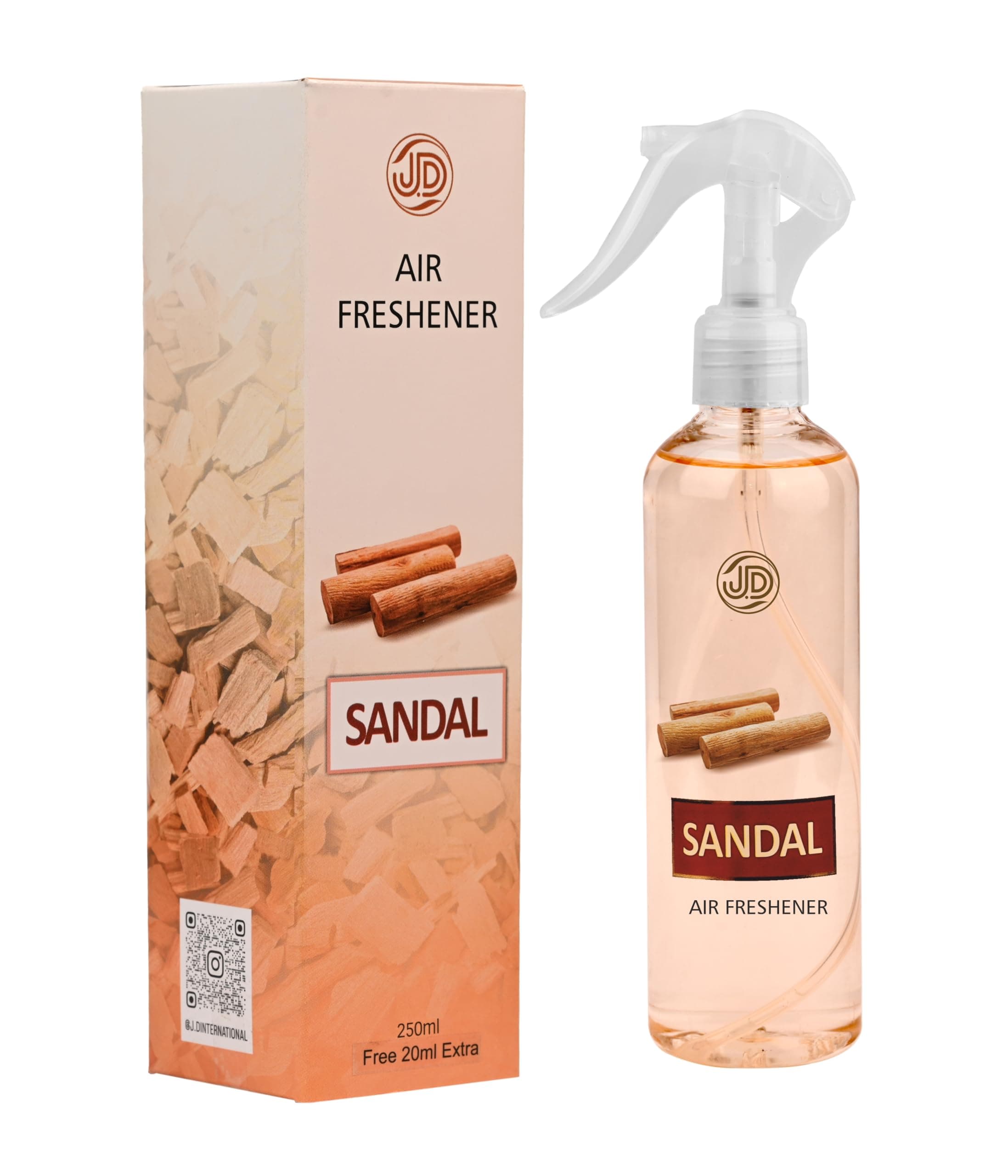 Sandal Air Freshener - 250ml | Refreshing Room Spray | Invigorating Aromatherapy for a Wave of Freshness