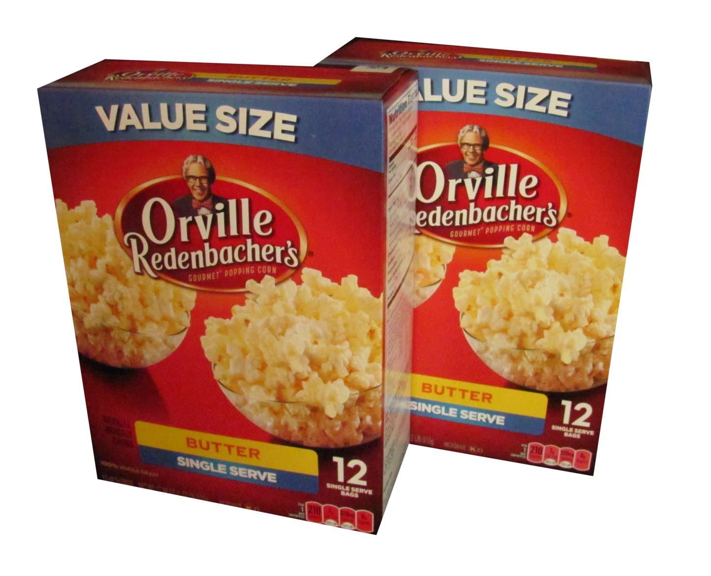 Orville Redenbacher's Single Serve Butter Flavor Popcorn, 12 Ct (2 Pack)