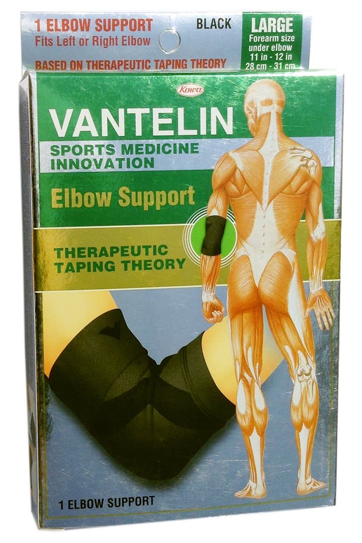 Kowa Vantelin Elbow Support, Black, Large