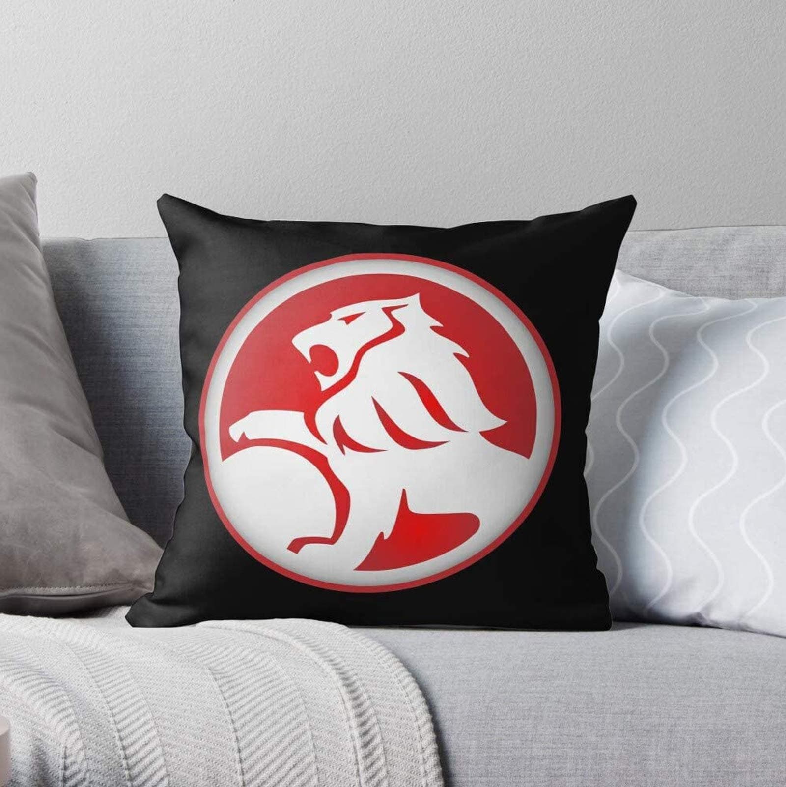 BONRI Aussie Australia Holden -Modern Decorative & Lightweight Soft Polyester Throw Pillow Cases for Bedroom/Living Room/Sofa Chair & Car 18×18in