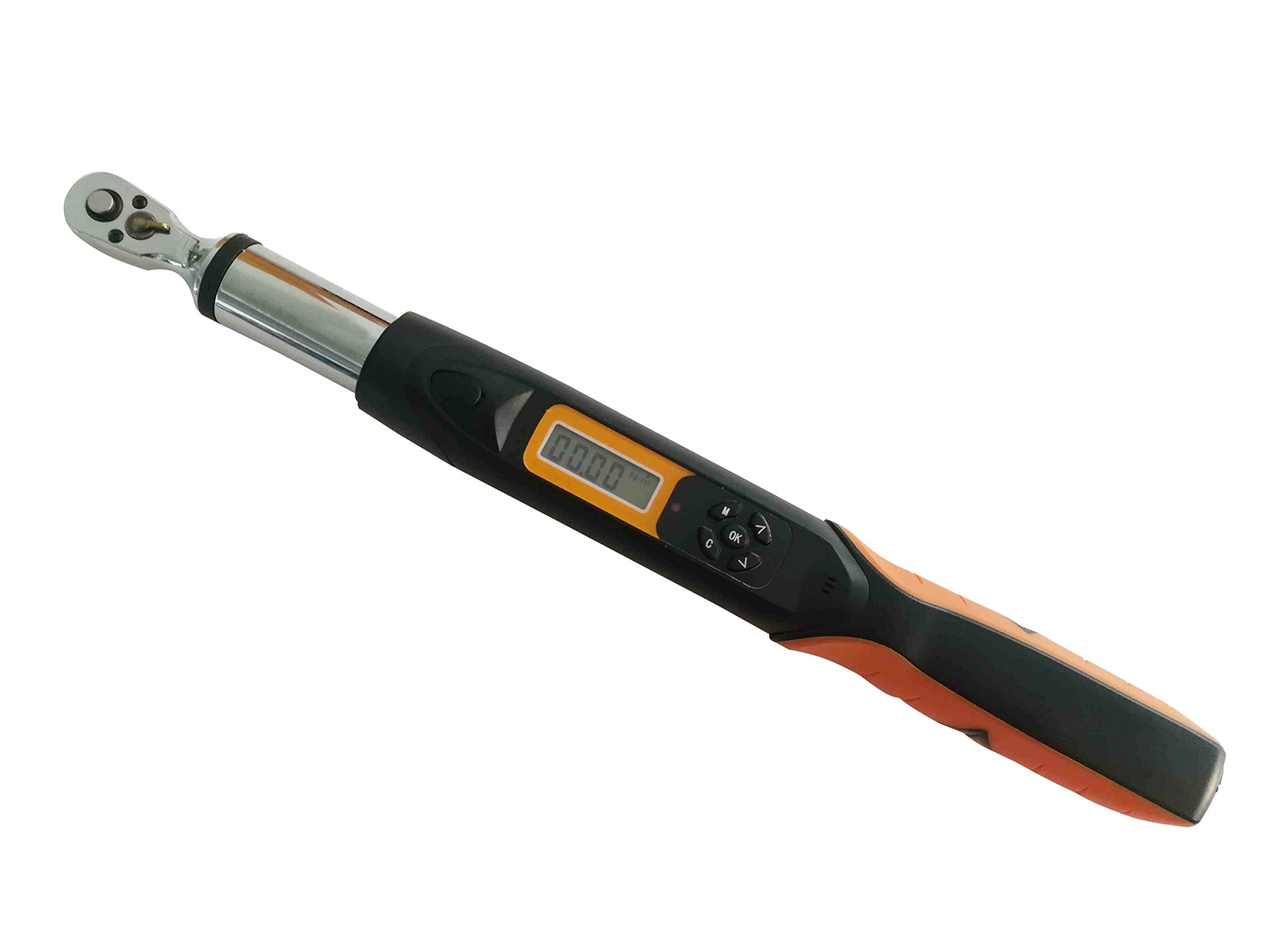 AWG3-135 High Accuracy 3/8" Angle Electronic Torque Wrench with Buzzer, LCD Display, 6.75~135(N.m)