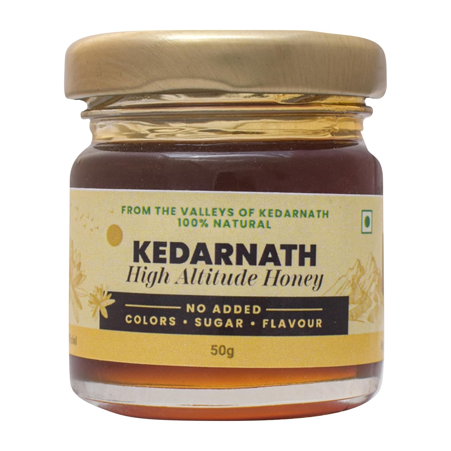 Shiva Organic Kedarnath Honey (1.76 Ounces (50g)- High Altitude Himalayan Pure Honey