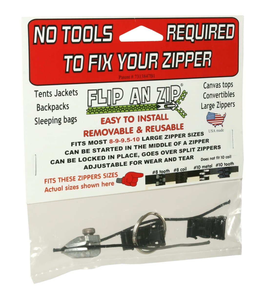Fix N' Zip - Large Zipper - No Tools Required - FZLZS89 by Flip An Zip