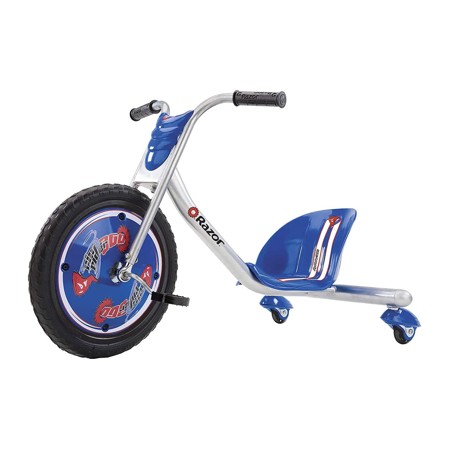 RipRider 360 Caster Trike for Kids Ages 5+ - Lightweight, Rubber Handlebars, Steel Frame, for Riders up to 160 lbs