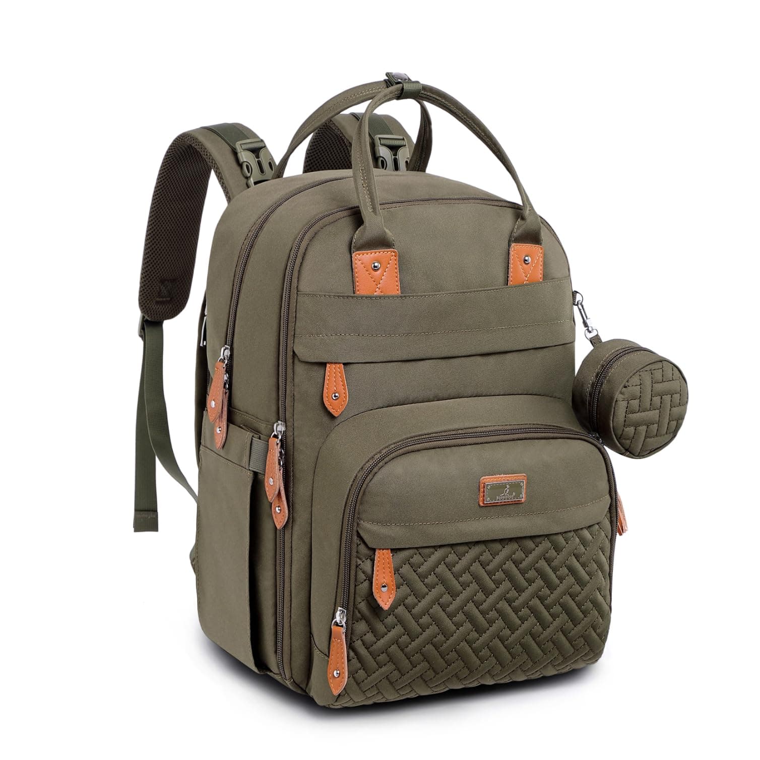 BabbleRoo Diaper Bag Backpack, Baby Nappy Changing Bags Multifunction Waterproof Travel Back Pack